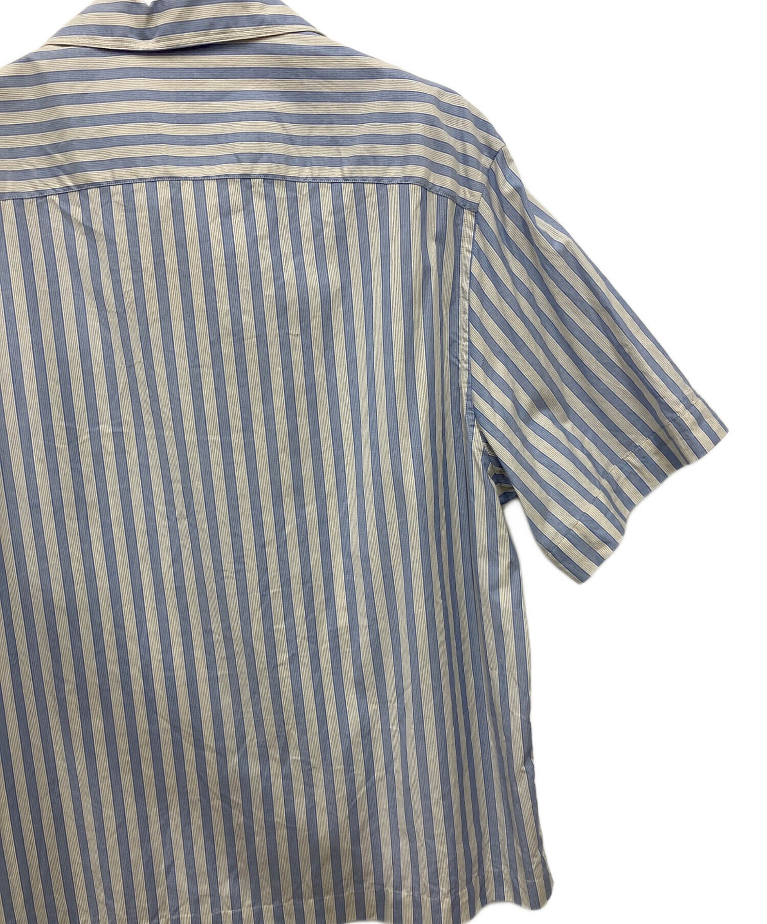 中古・古着通販】ETRO (エトロ) 半袖シャツ ブルー×ホワイト サイズ:M 