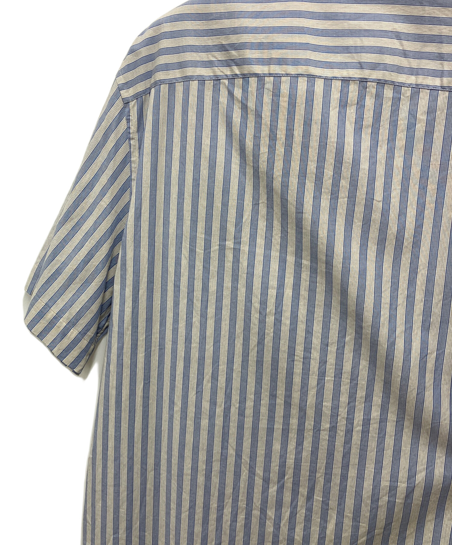 中古・古着通販】ETRO (エトロ) 半袖シャツ ブルー×ホワイト サイズ:M 