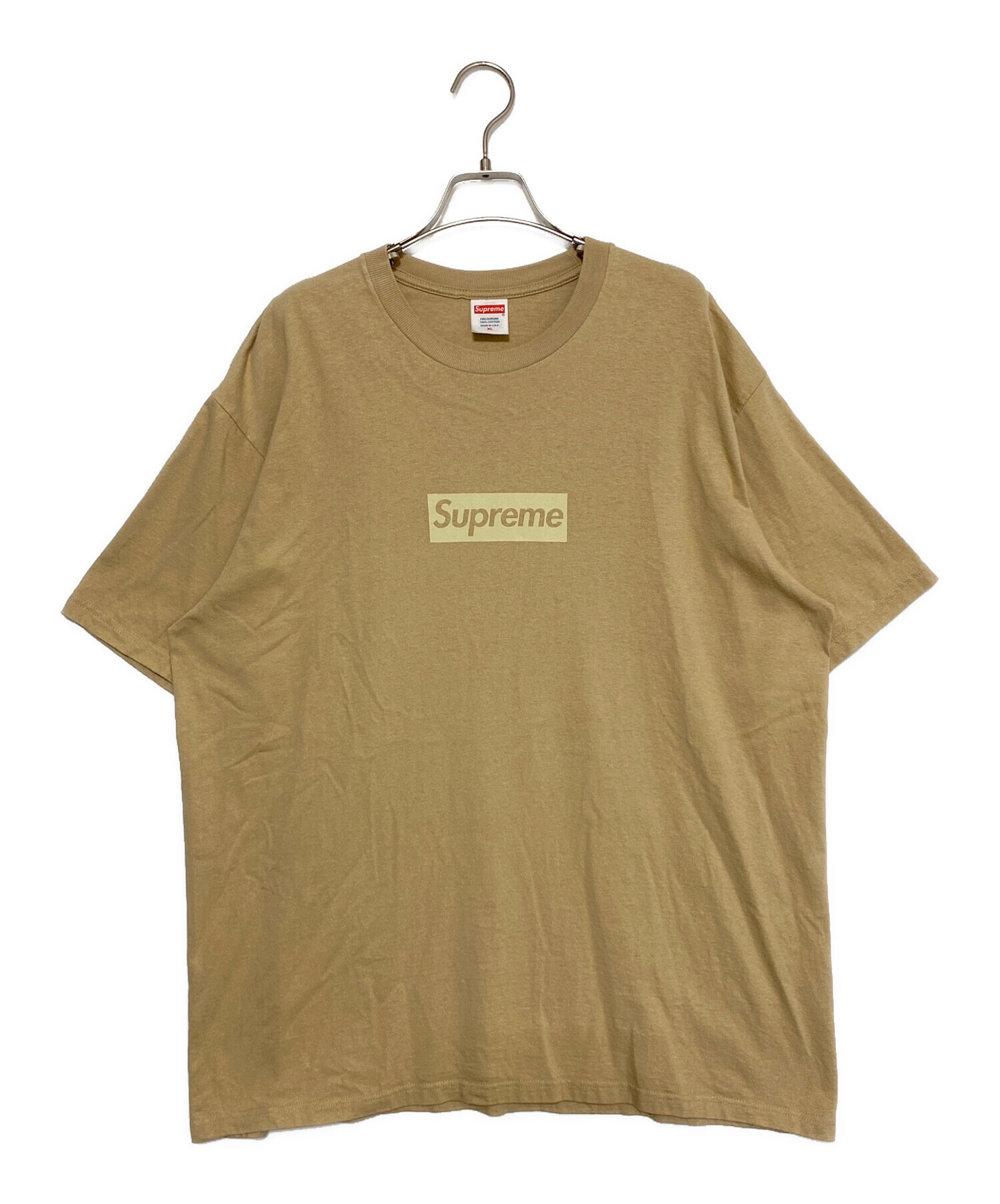 中古・古着通販】SUPREME (シュプリーム) Tonal Box Logo Tee ベージュ 