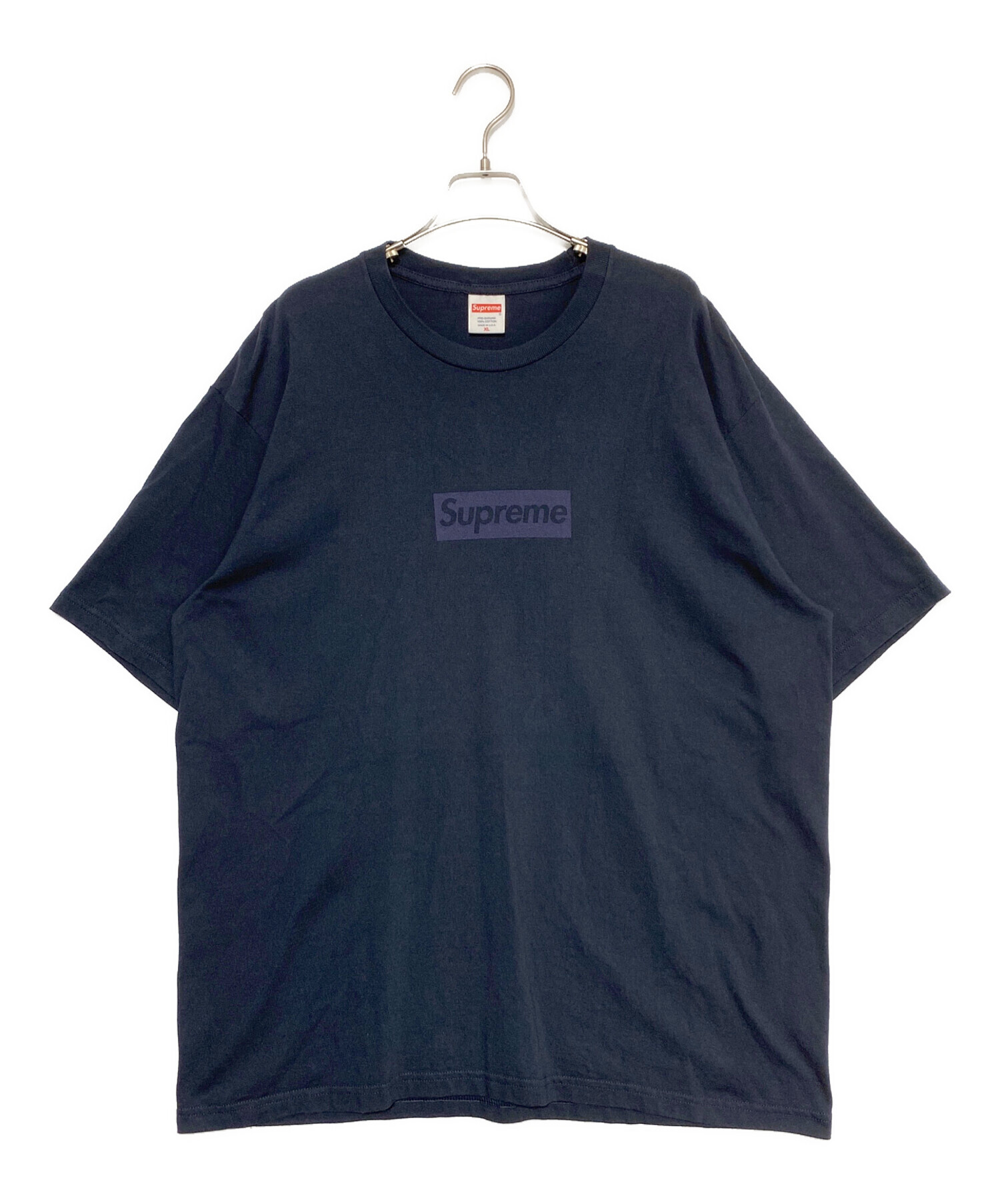中古・古着通販】SUPREME (シュプリーム) Tonal Box Logo Tee ネイビー 