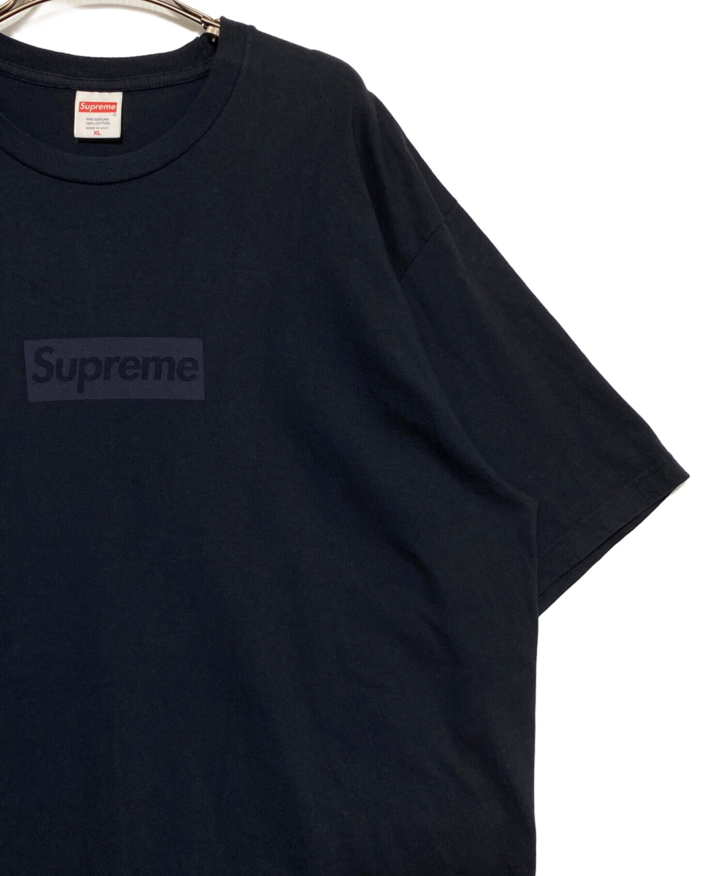 中古・古着通販】SUPREME (シュプリーム) Tonal Box Logo Tee ネイビー 