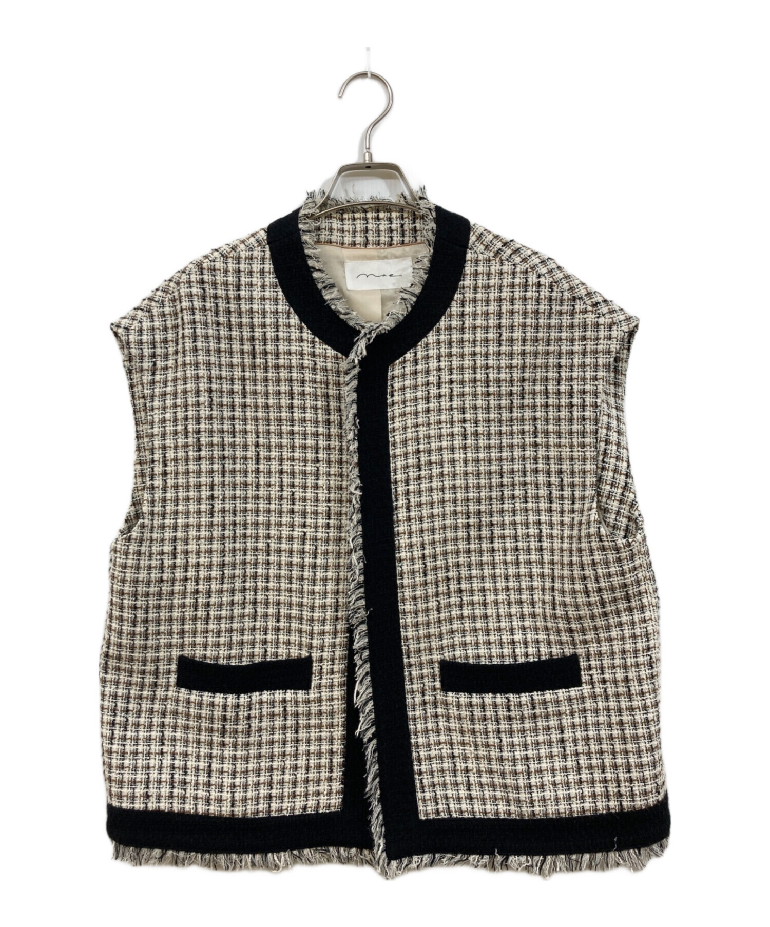 na.e ナエ Novel Tweed Vest