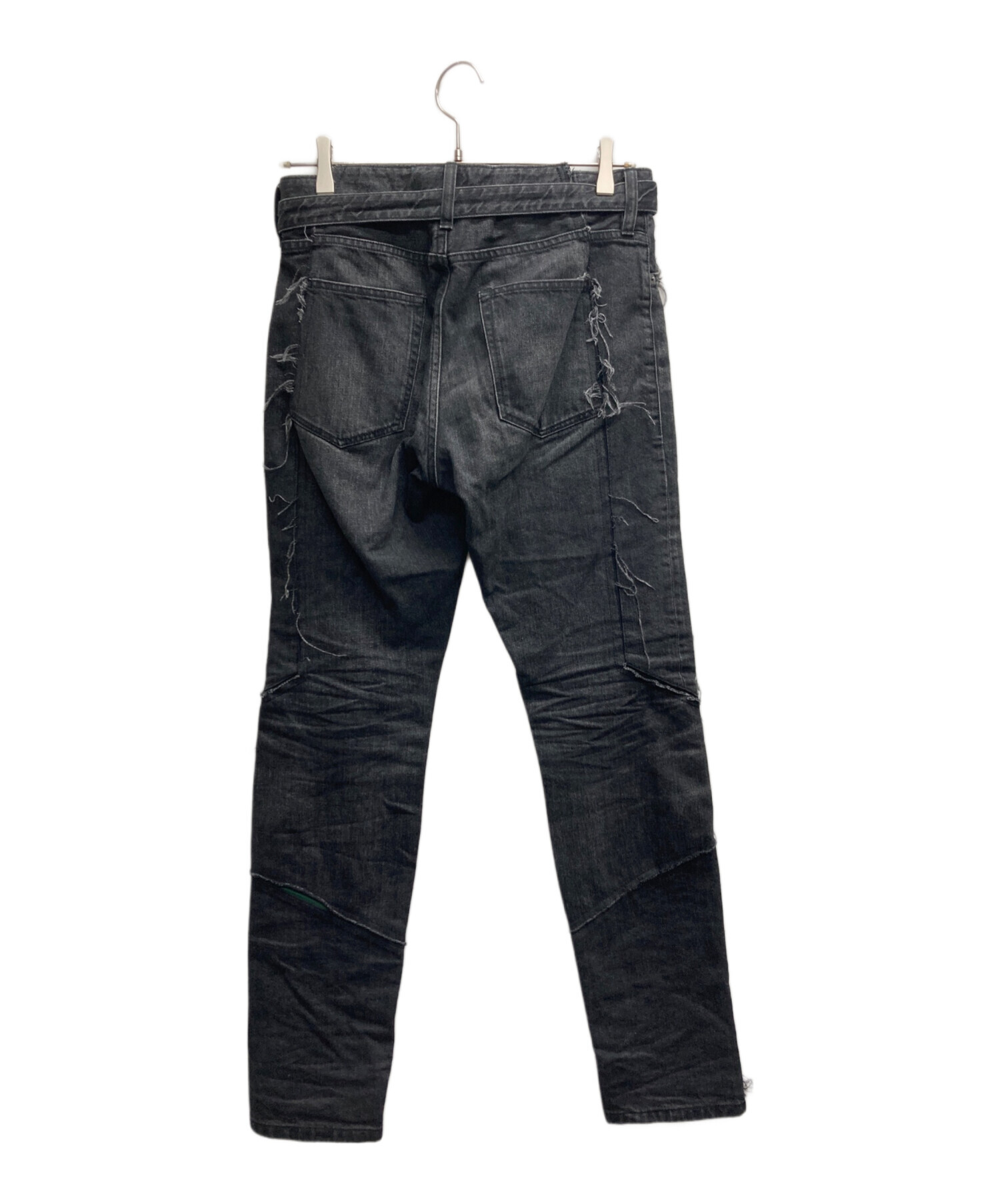 中古・古着通販】sacai (サカイ) 再構築裾ジップベルテッドデニム 