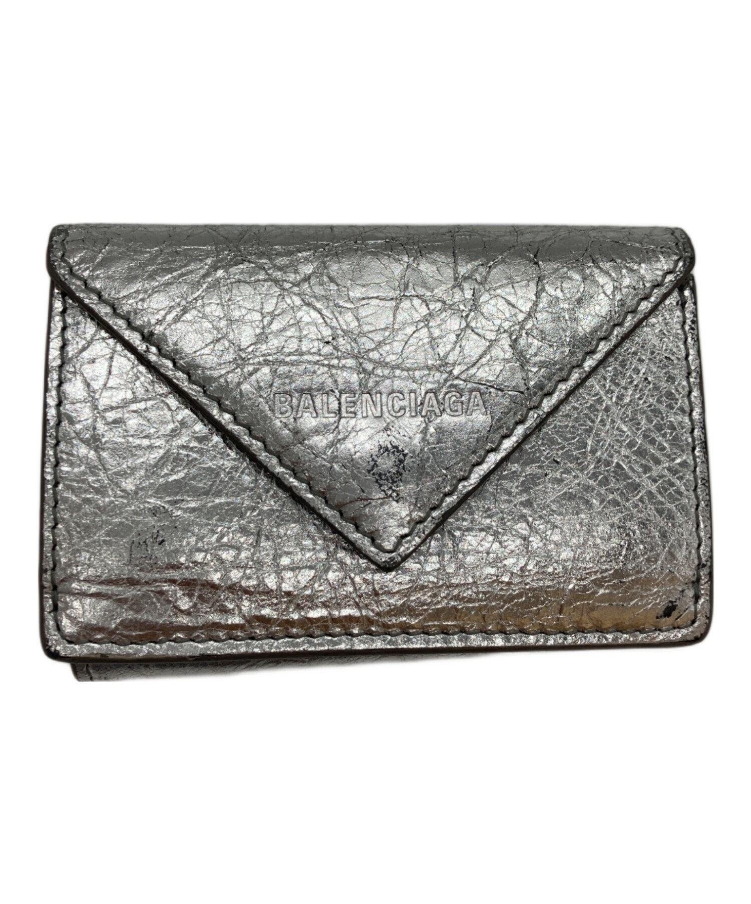 BALENCIAGA 小さめウォレット 中古 中古・古着通販】BALENCIAGA (バレンシアガ) コンパクトウォレット