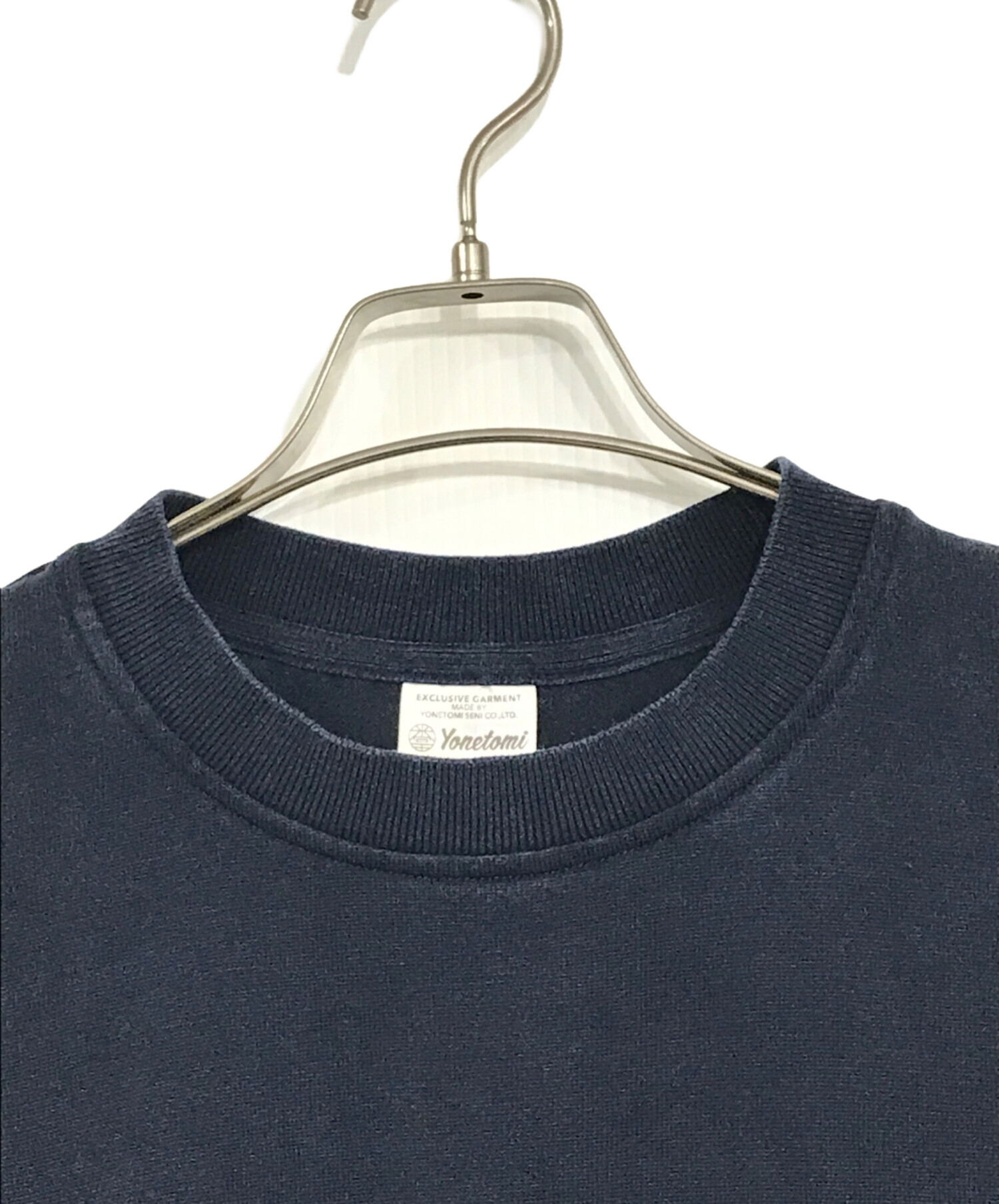 中古・古着通販】yonetomi (ヨネトミ) SILK KNIT TEE ブラック サイズ 