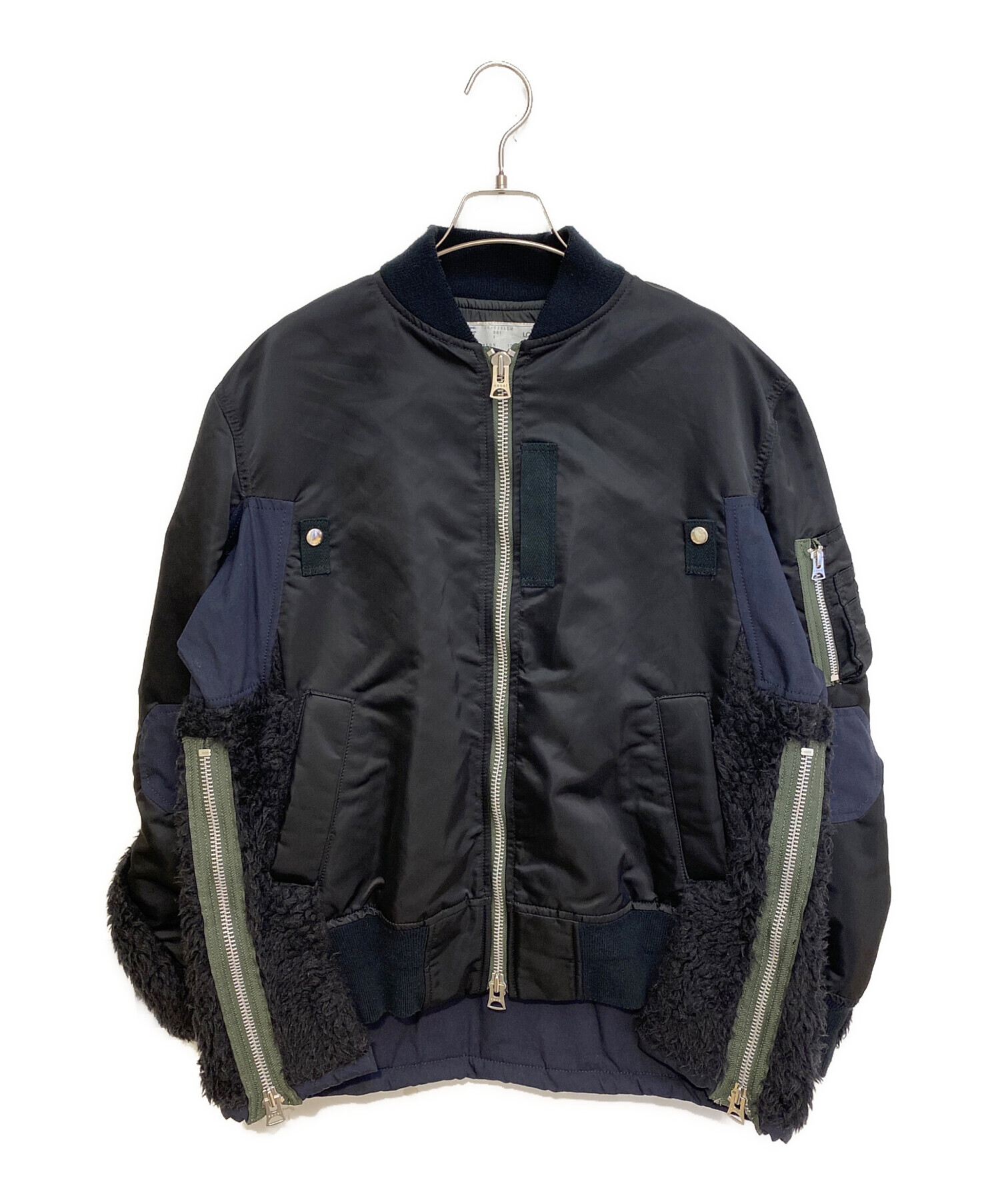 中古・古着通販】sacai (サカイ) Nylon Twill x Faux Shearling 