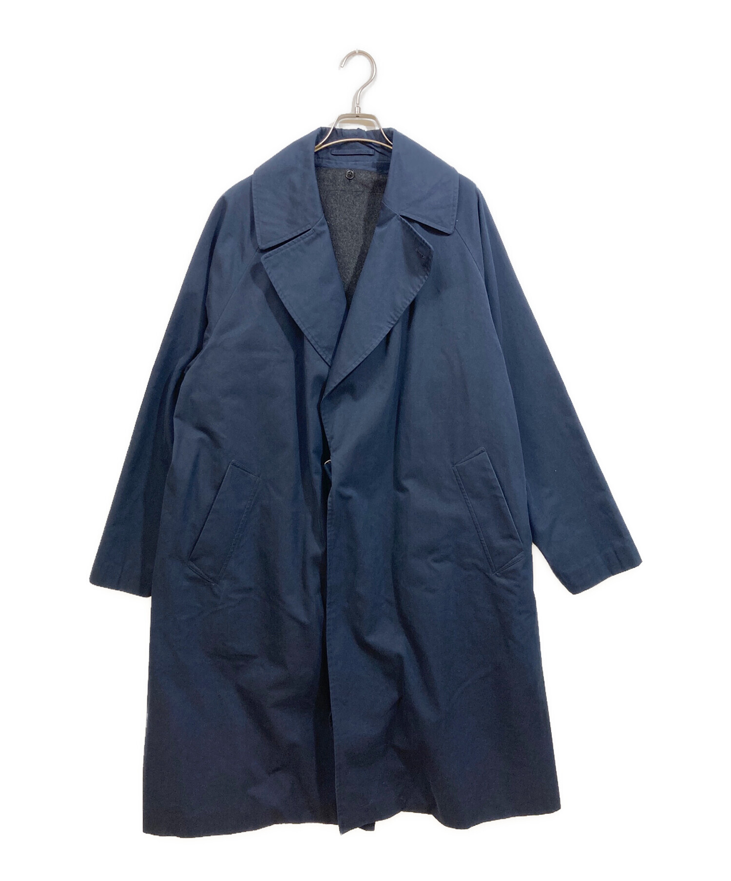 中古・古着通販】COMOLI (コモリ) タイロッケンコート ネイビー