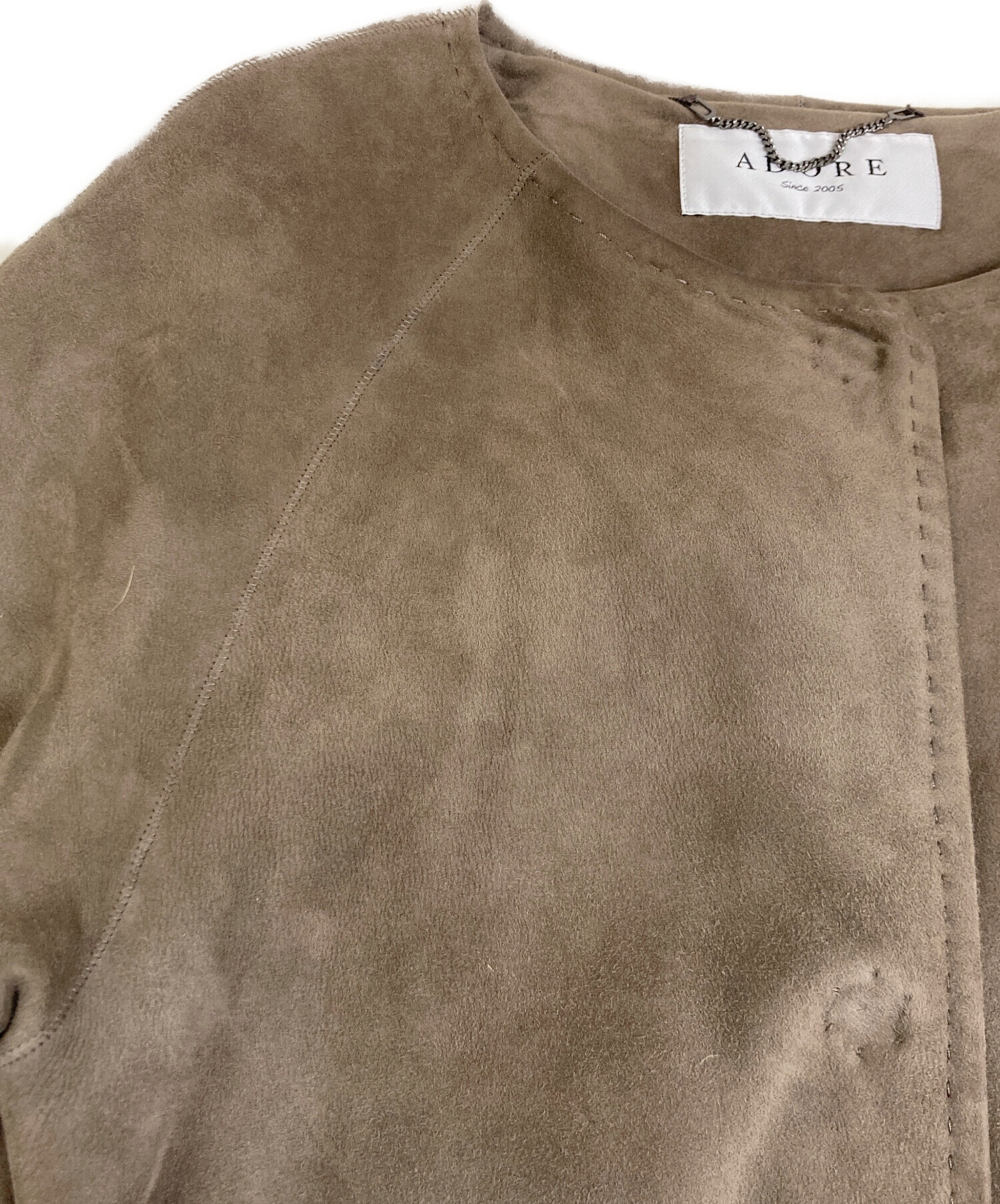 中古・古着通販】ADORE (アドーア) ムートンコート ブラウン サイズ:38