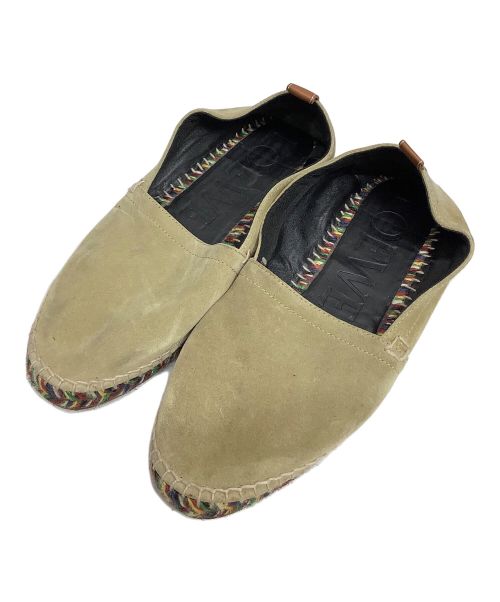 美品 LOEWE・エスパドリーユ 中古・古着通販】LOEWE (ロエベ) スエードエスパドリーユ ベージュ