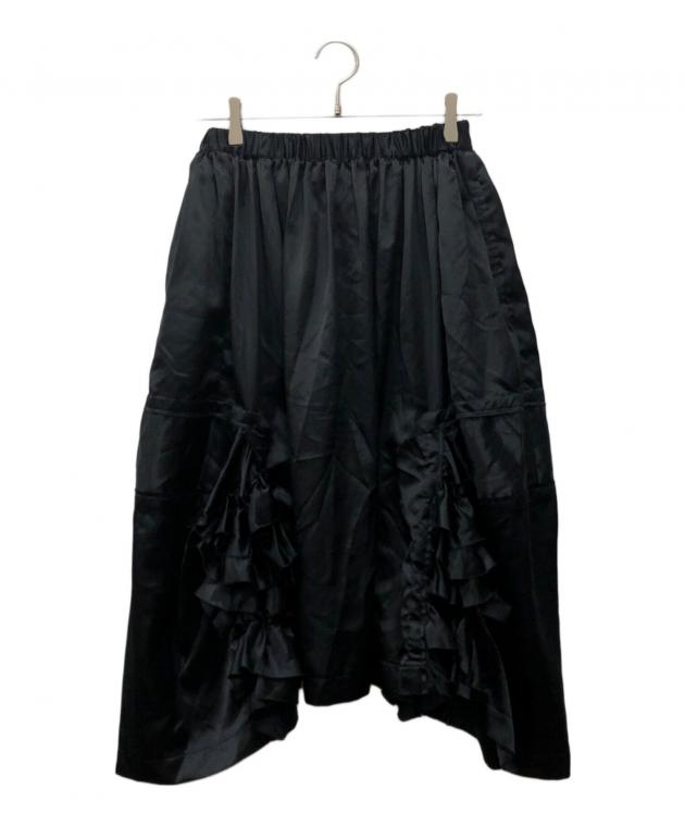 コムデギャルソン ガール サテンフリルスカートS 中古・古着通販】COMME des GARCONS COMME des GARCONS