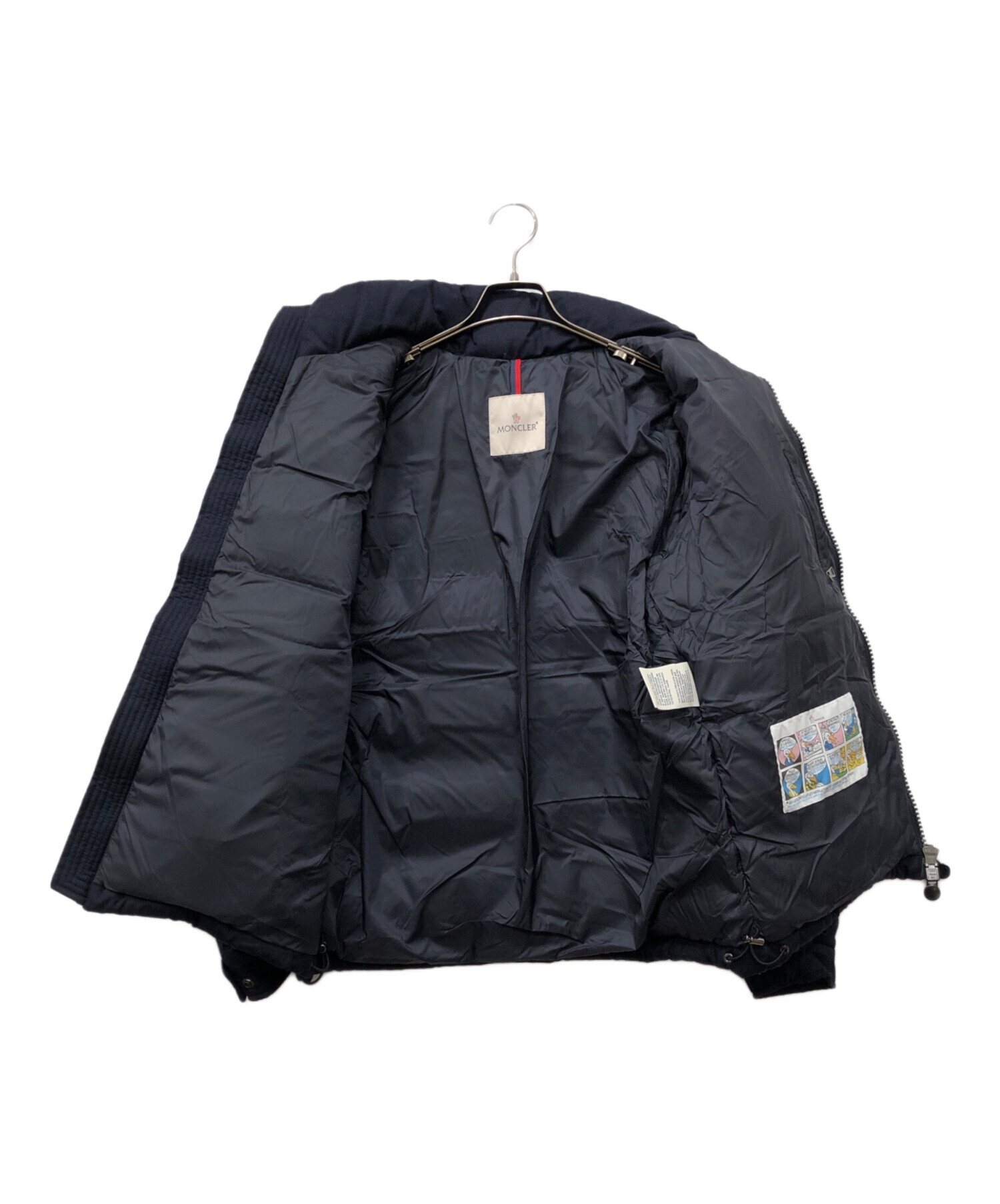 中古・古着通販】MONCLER (モンクレール) ダウンジャケット ネイビー 