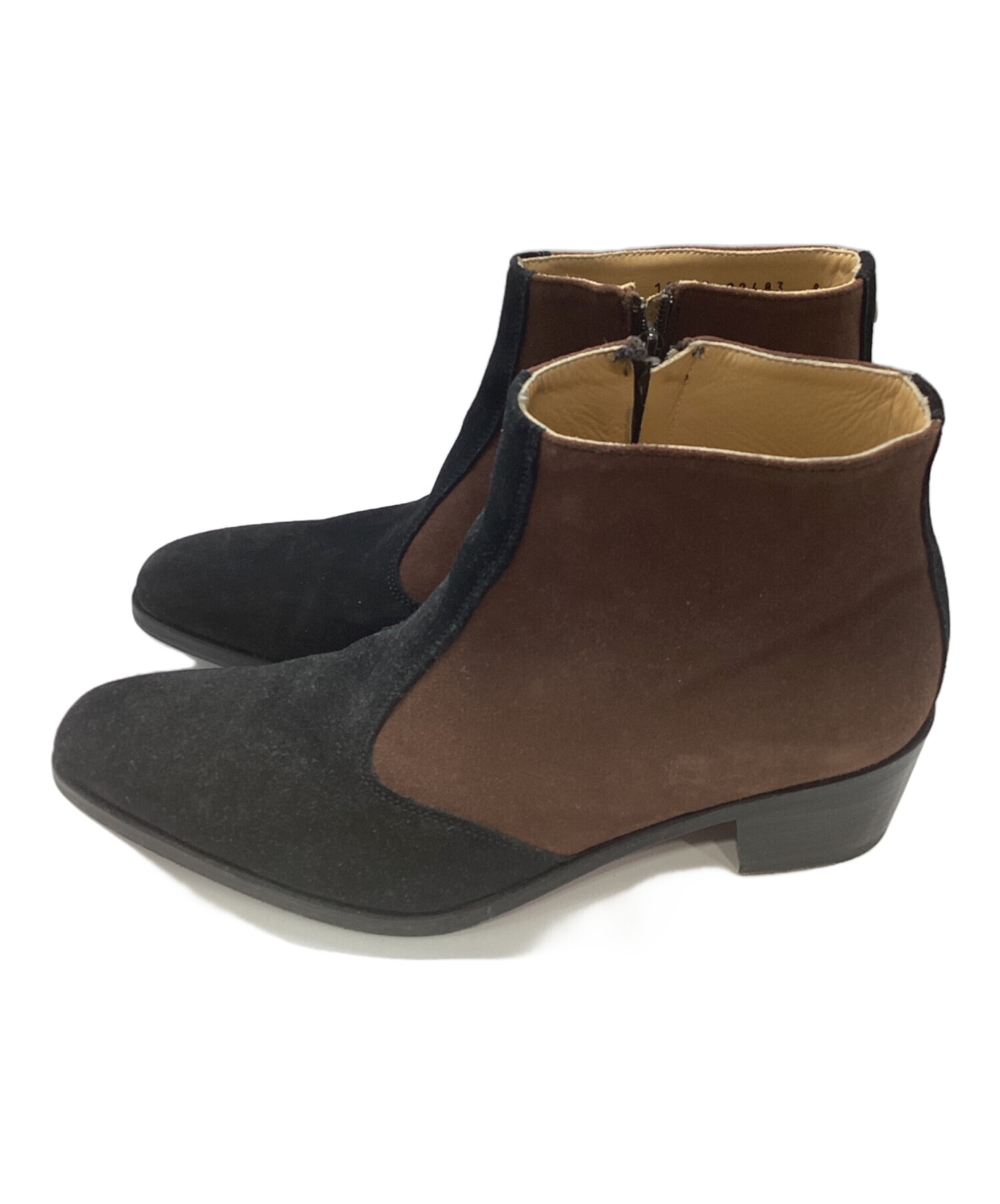 Simon Forunier ヒールブーツ ブラウン 8