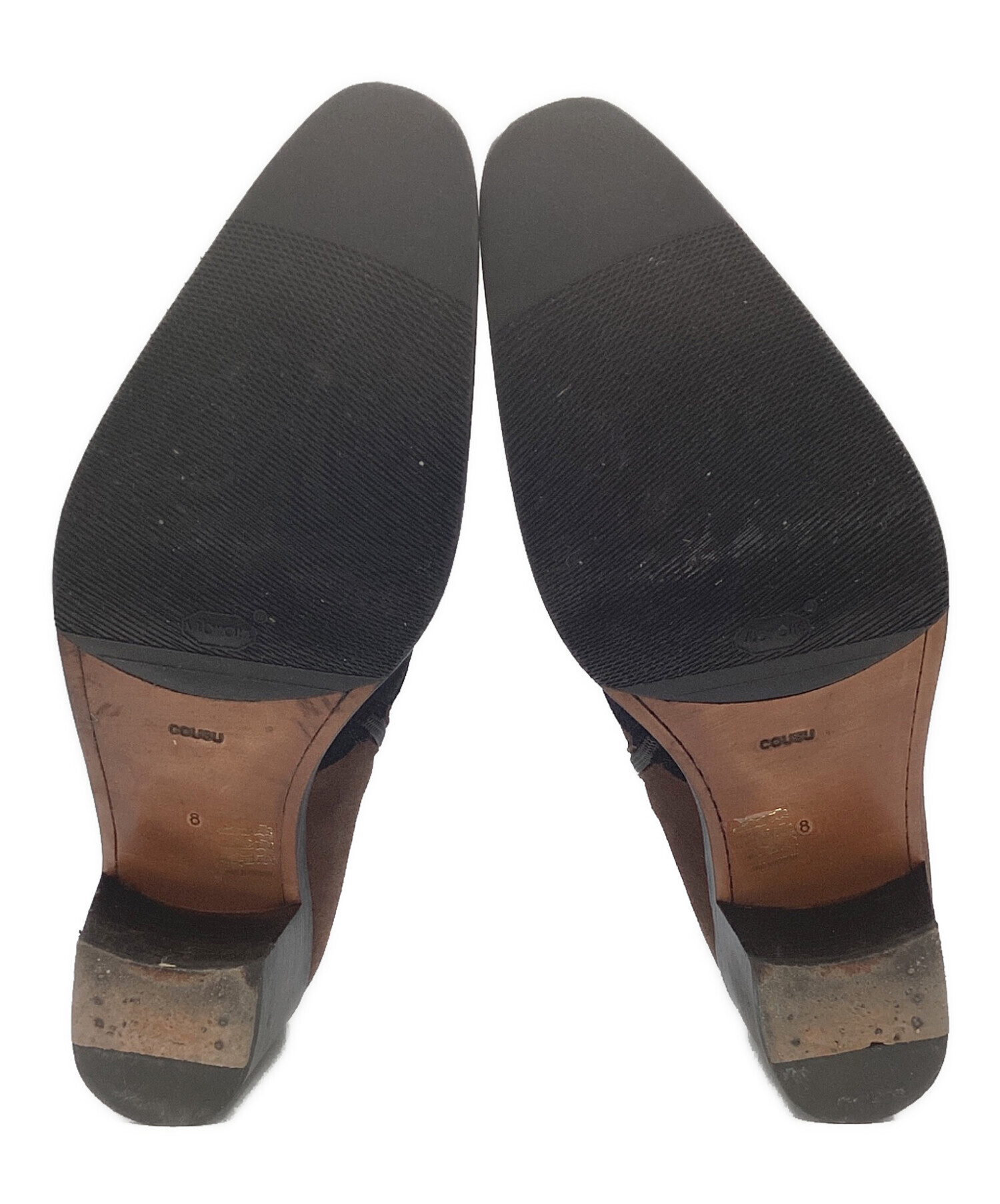 Simon Forunier ヒールブーツ ブラウン 8