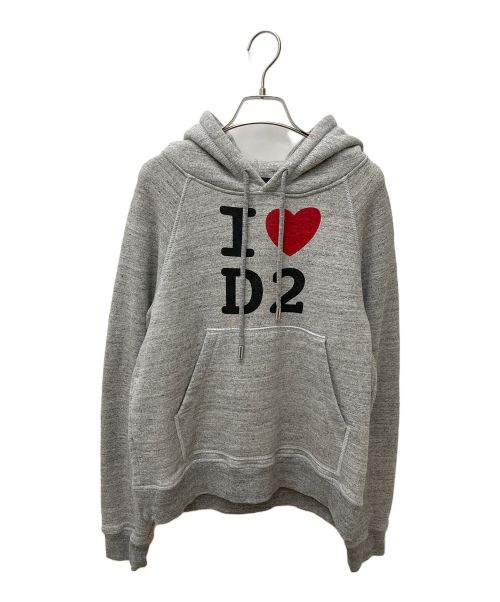 DSQUARED2 I LOVE D2 スウェットパーカーM/S74GU0457 DSQUARED2 I LOVE D2 スウェットパーカーM/S74GU0457