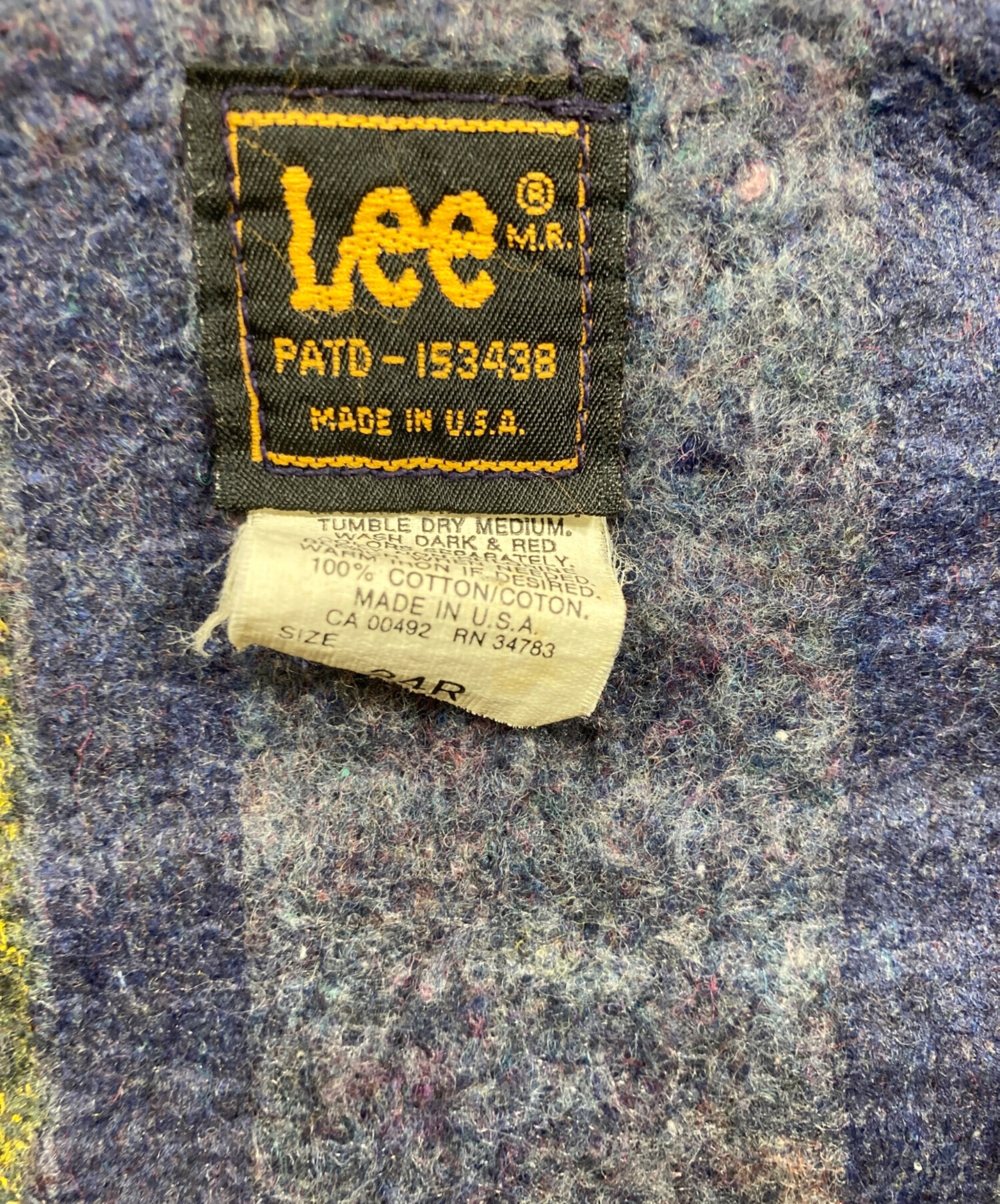 中古・古着通販】LEE (リー) ブランケットデニムジャケット インディゴ 