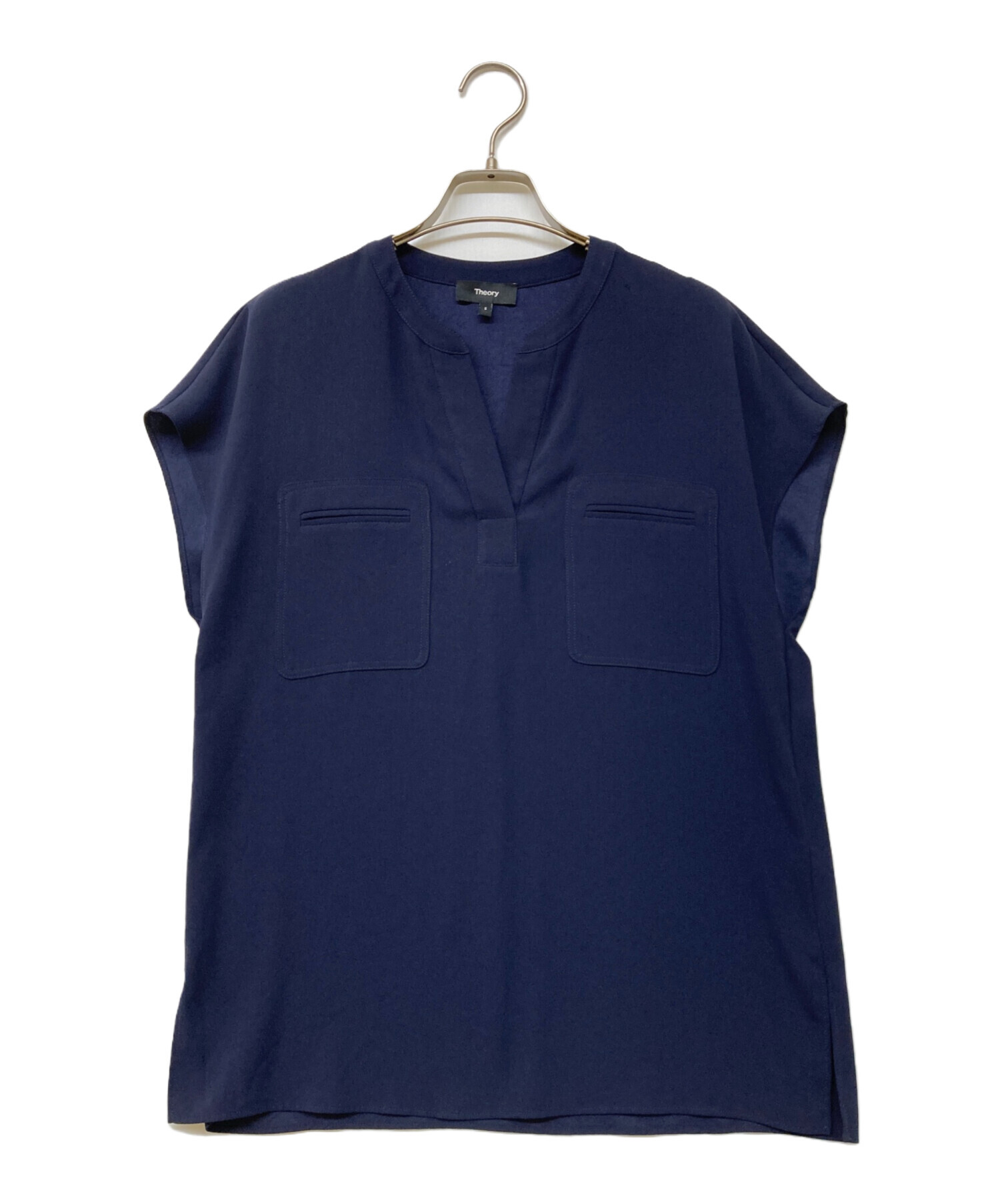 セオリー 24SS パウダークレープ ノースリーブ シャツ ブラウス ライス S Powder Crepe Styling Book | WOMEN（レディース）｜Theory 公式通販