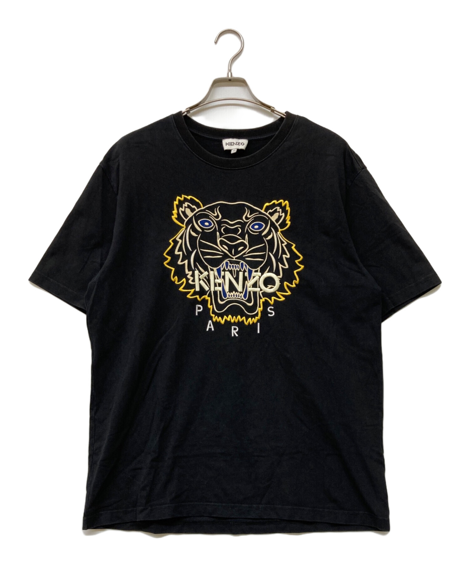 中古・古着通販】KENZO (ケンゾー) タイガー刺繍Tシャツ ブラック 