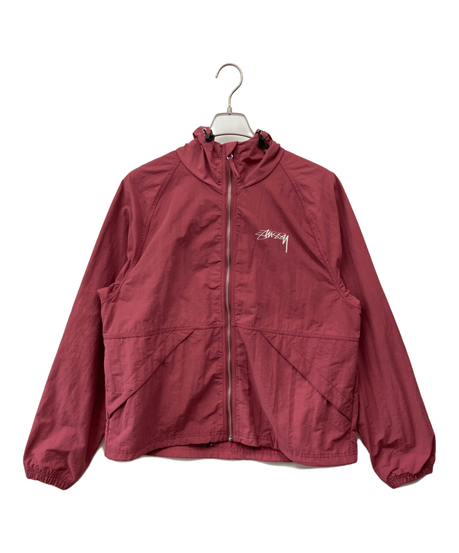 Stussy シェルジャケット　赤 中古・古着通販】stussy (ステューシー) WAVE DYE BEACH SHELL JACKET