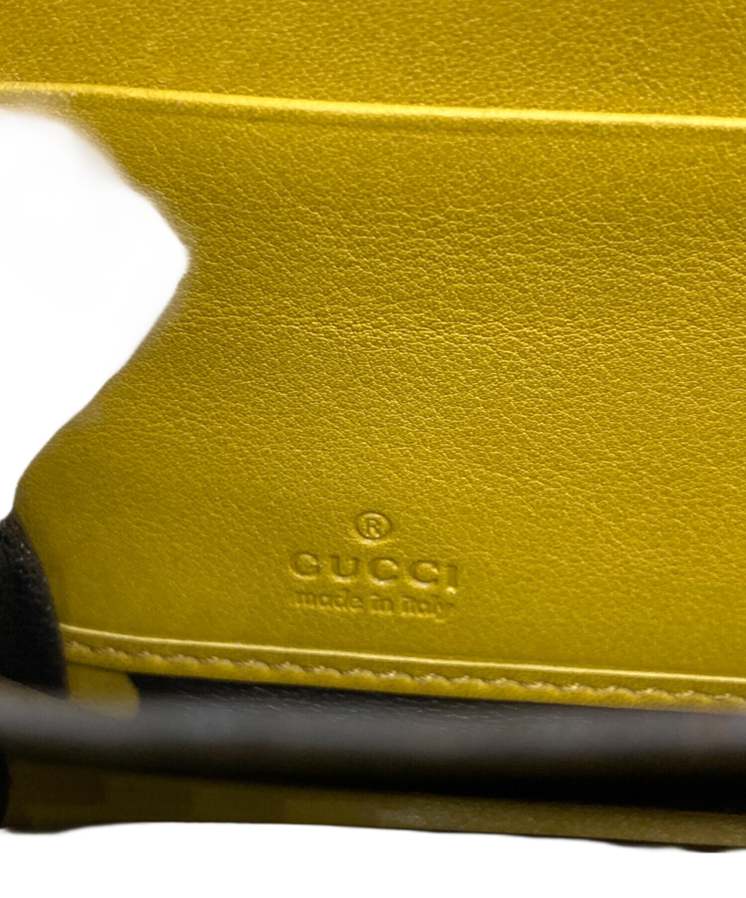 中古・古着通販】GUCCI (グッチ) 長財布 イエロー｜ブランド・古着通販