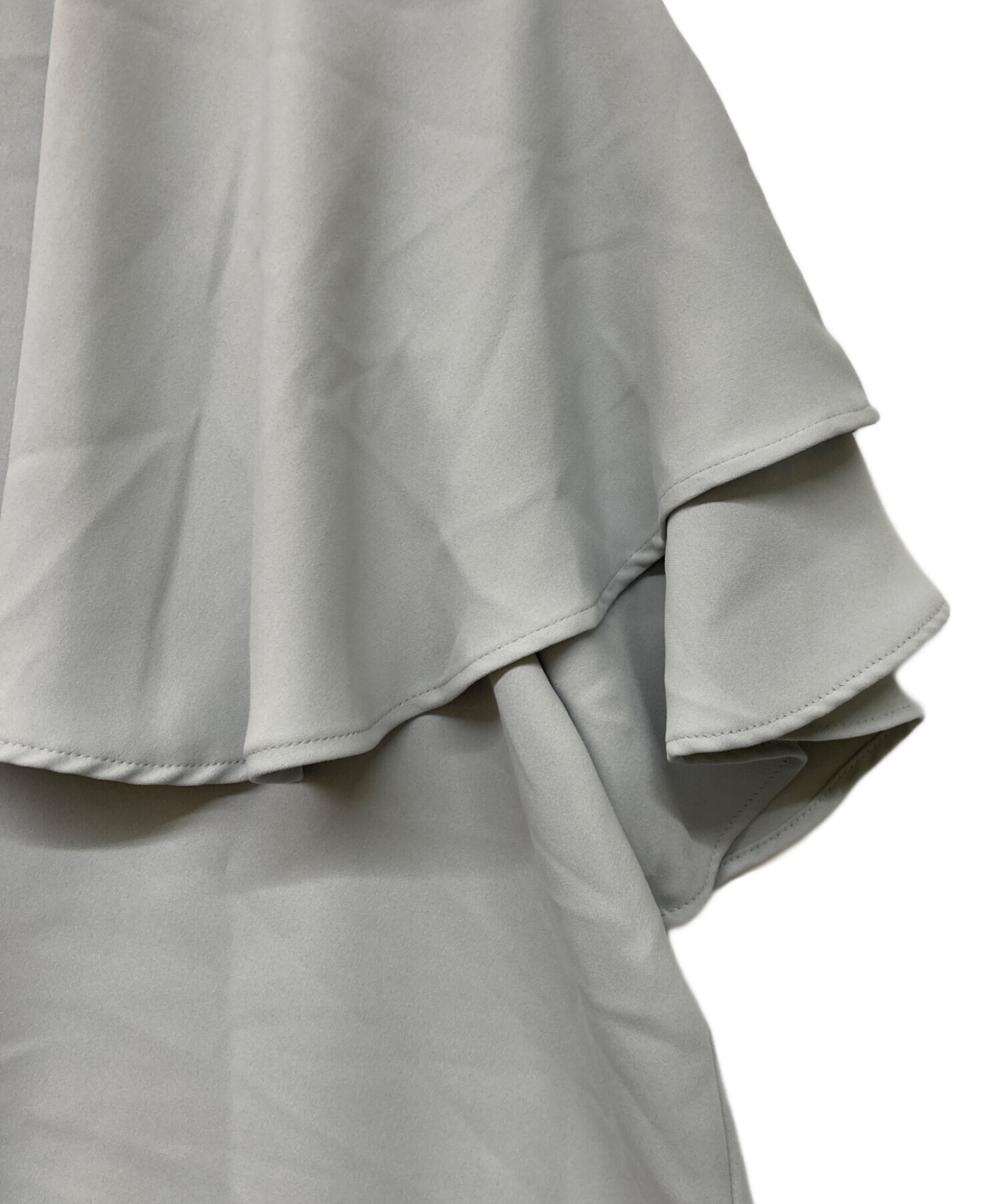 専用　NOBLE 23SS  ケープフリルブラウス 中古・古着通販】Noble (ノーブル) 23SS ケープフリルブラウス ミント