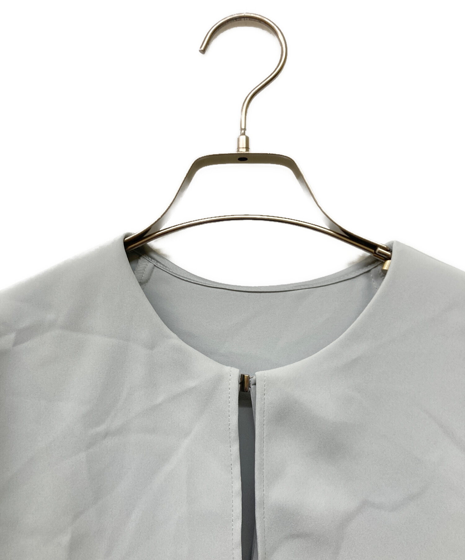 専用　NOBLE 23SS  ケープフリルブラウス 中古・古着通販】Noble (ノーブル) 23SS ケープフリルブラウス ミント