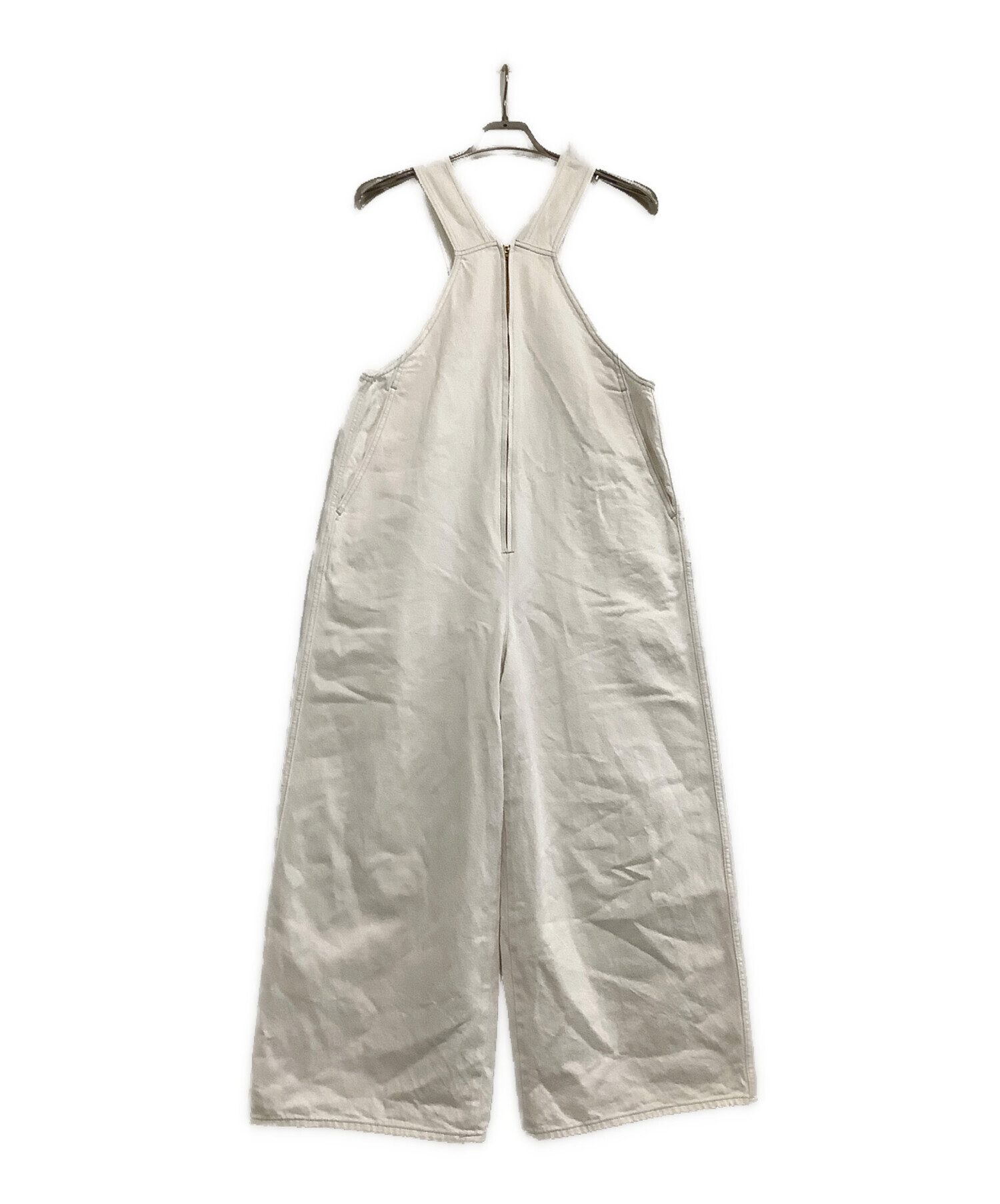 CURRENTAGE オーバーオール サイズM 匿名配送 中古・古着通販】CURRENTAGE (カレンテージ) デニムオーバーオール