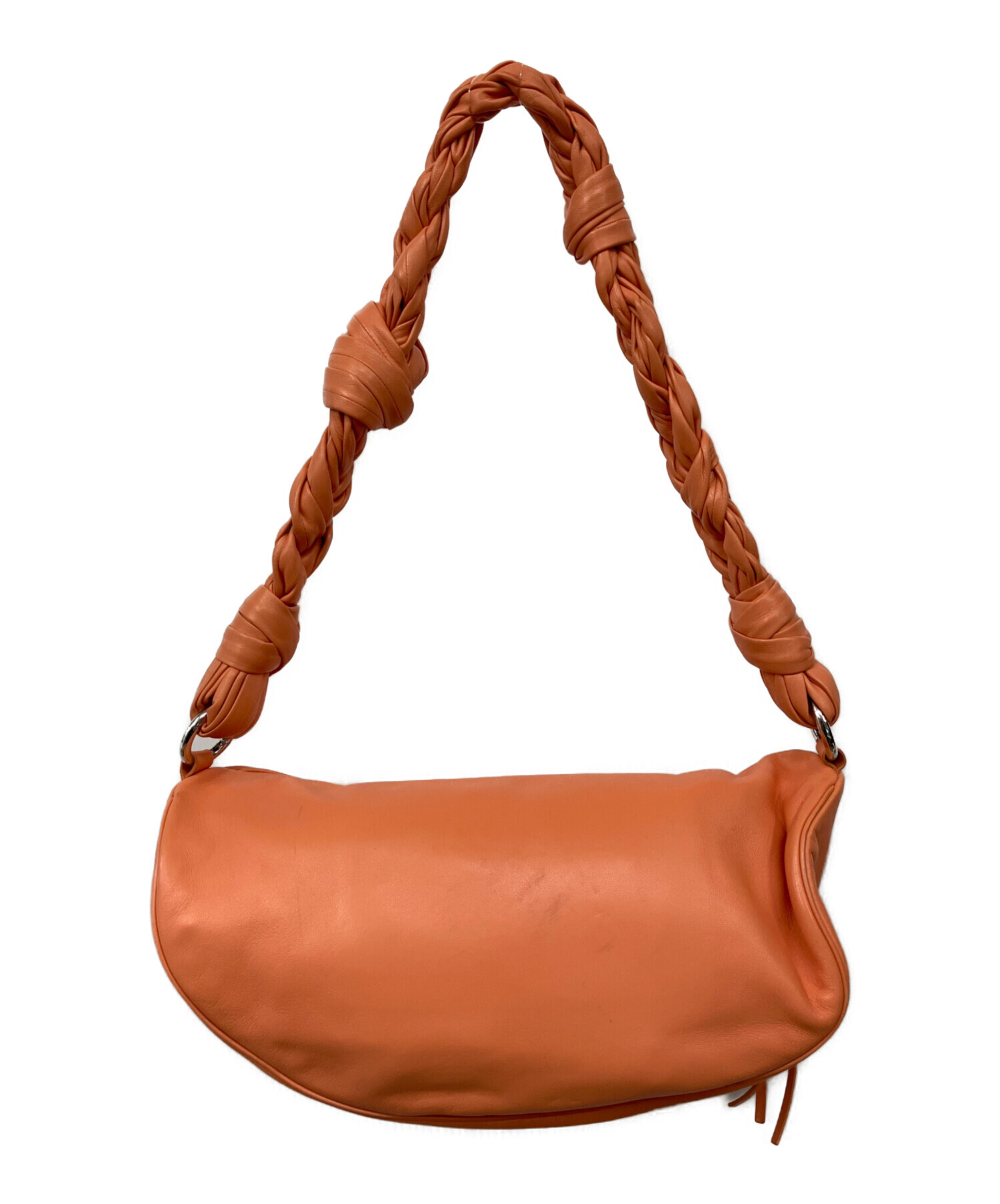 よつ葉バター JIL SANDER ジルサンダー レザーベルト ピンク 中古・古着通販】JIL SANDER (ジルサンダー) ベルトバッグ サーモン