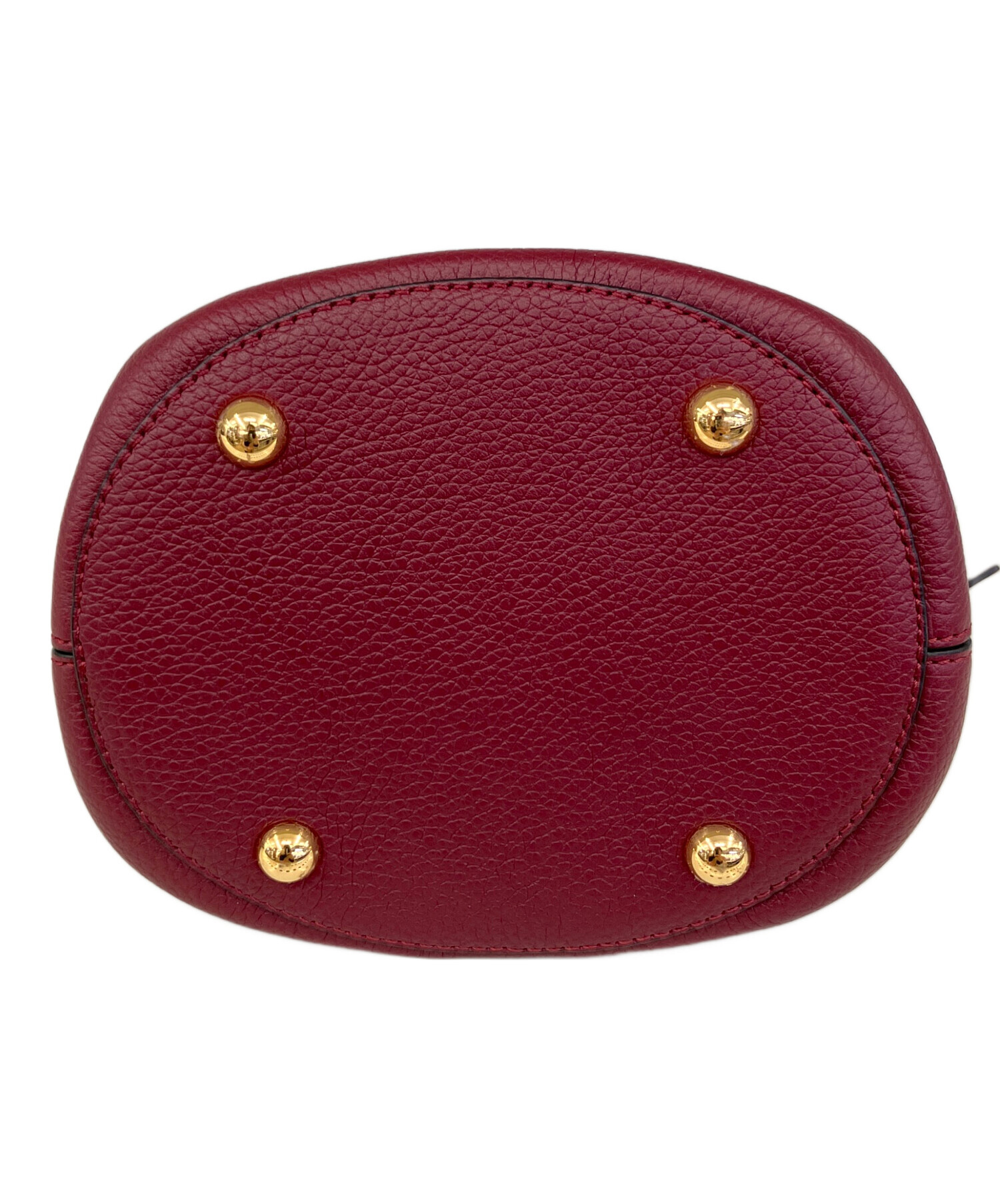 中古・古着通販】MARNI (マルニ) パニエ2WAYバケットバッグ ボルドー
