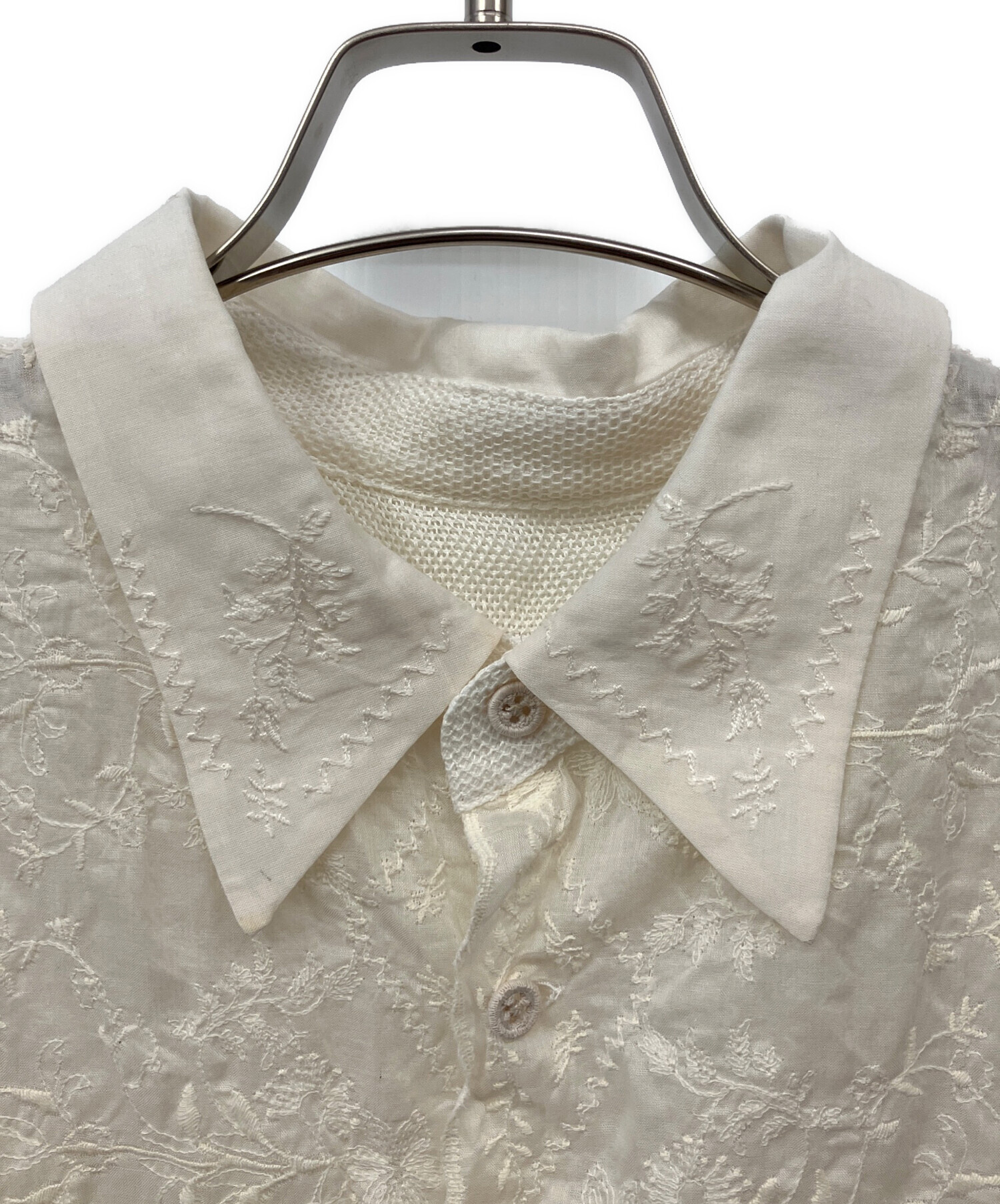 中古・古着通販】JANE SMITH (ジェーンスミス) LINEN MESH EMBROIDERY 