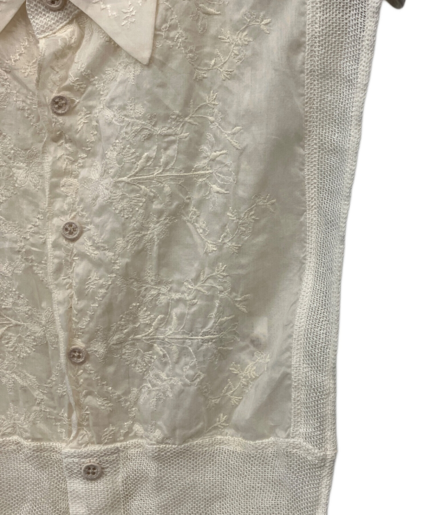 中古・古着通販】JANE SMITH (ジェーンスミス) LINEN MESH EMBROIDERY 