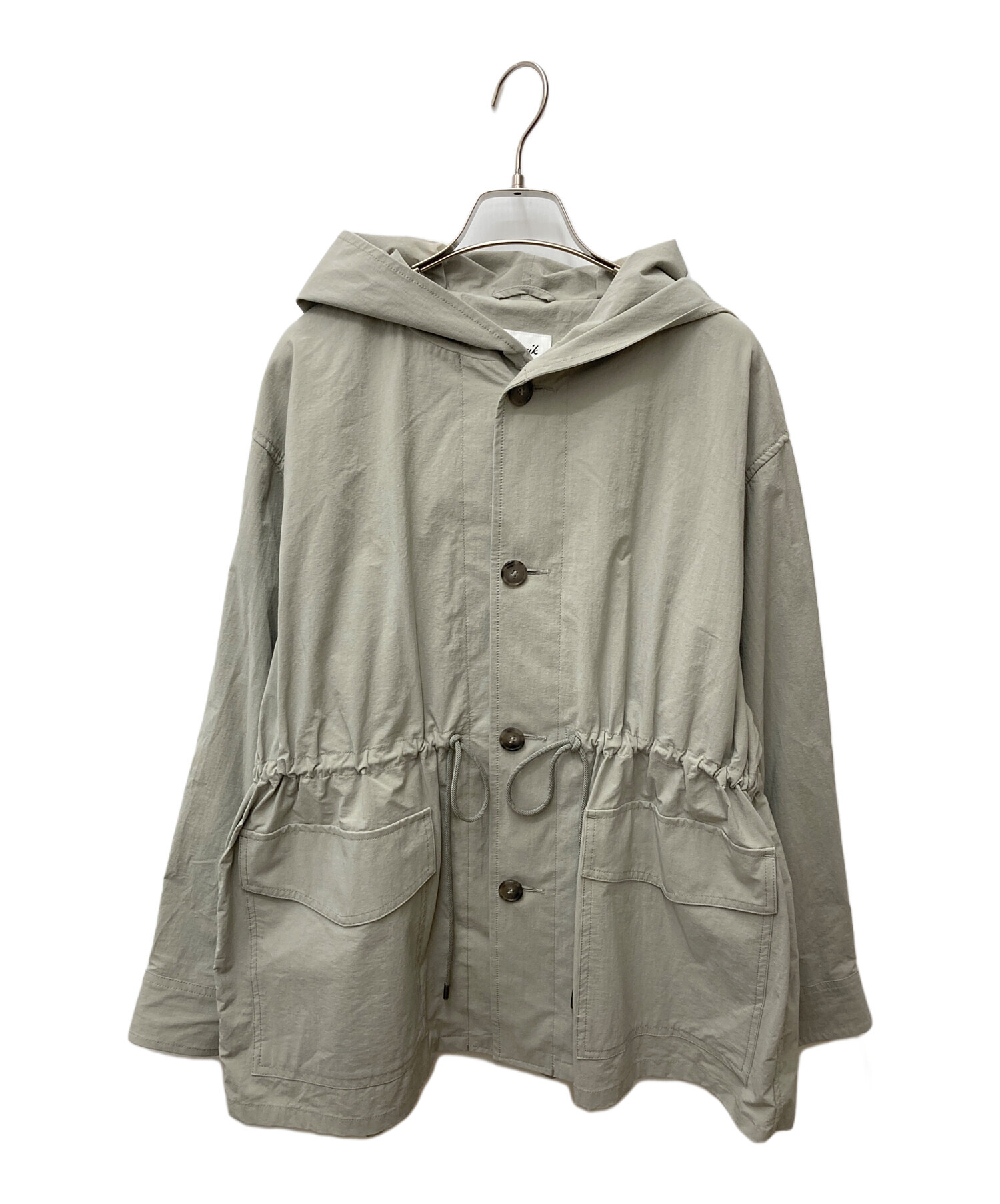 ●３月７日まで●お買得●新品タグ付LE GLAZIKフードコート　ビショップ 中古・古着通販】LE GLAZIK (ル グラジック) コットンナイロンウェザー
