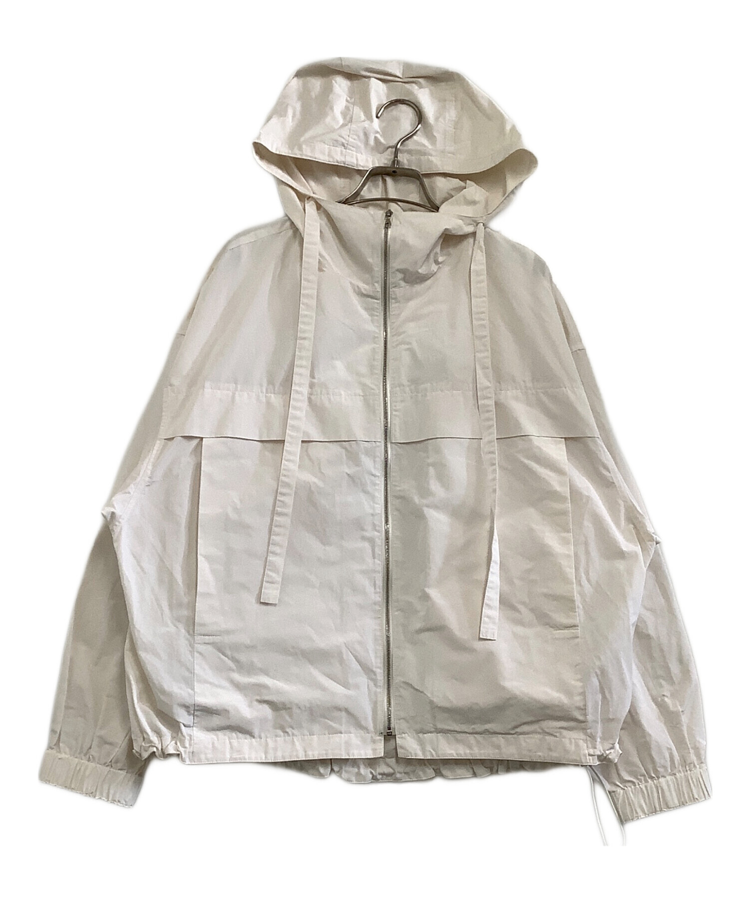 中古・古着通販】EBURE (エブール) ライトタフタジップアップパーカー 