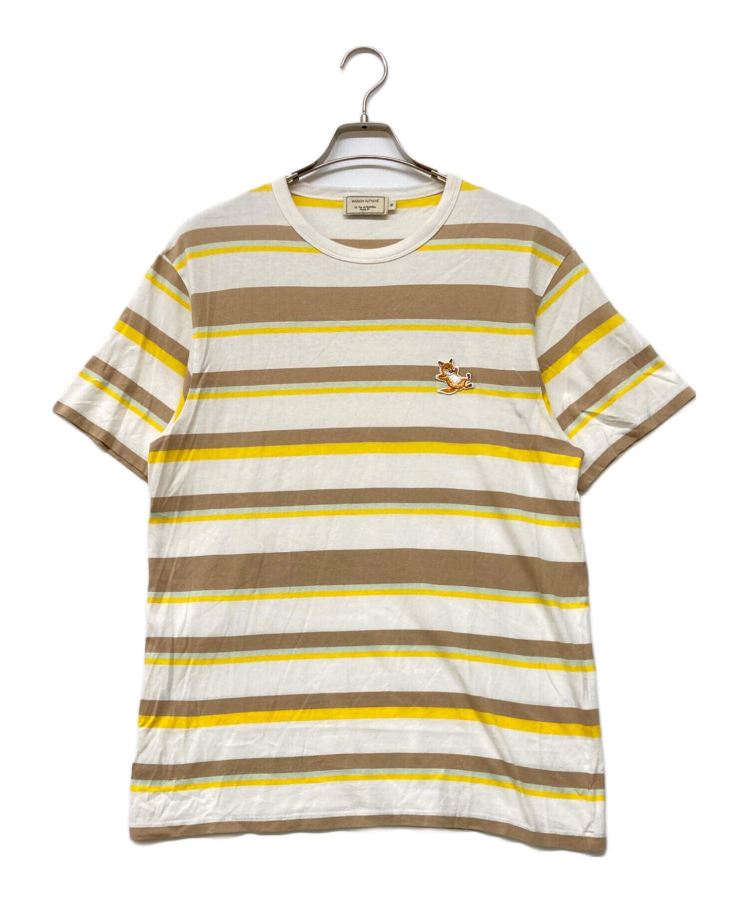 中古・古着通販】MAISON KITSUNE (メゾンキツネ) ボーダーチラックス 
