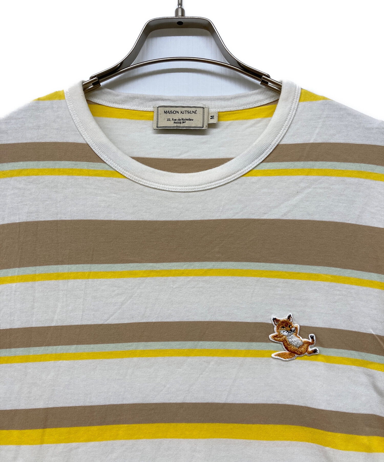中古・古着通販】MAISON KITSUNE (メゾンキツネ) ボーダーチラックス