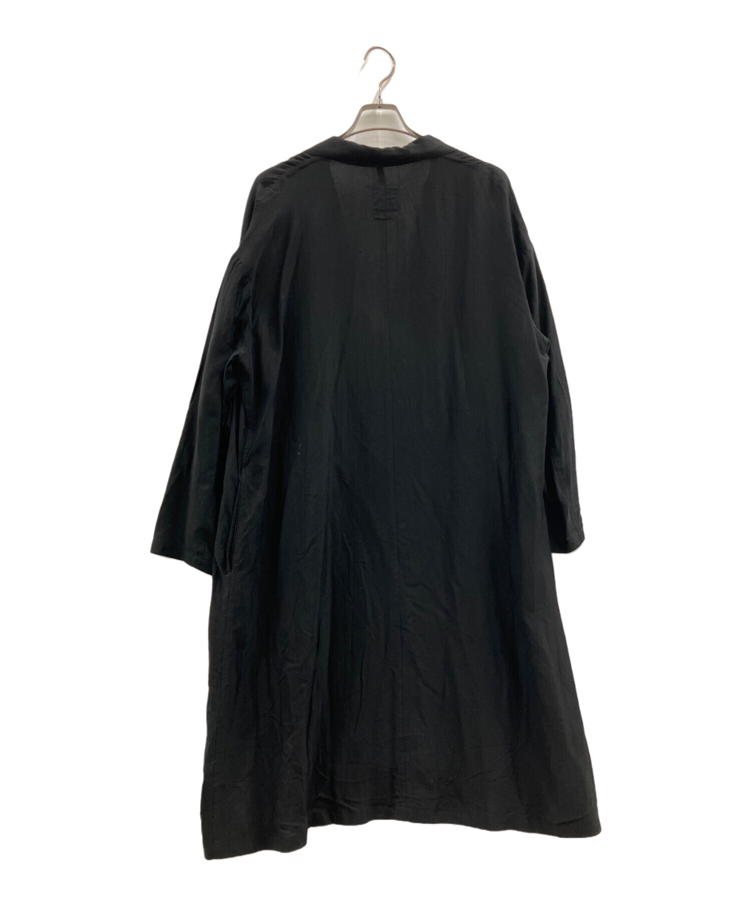 中古・古着通販】LIMI feu (リミフゥ) ロングコート ブラック サイズ:S