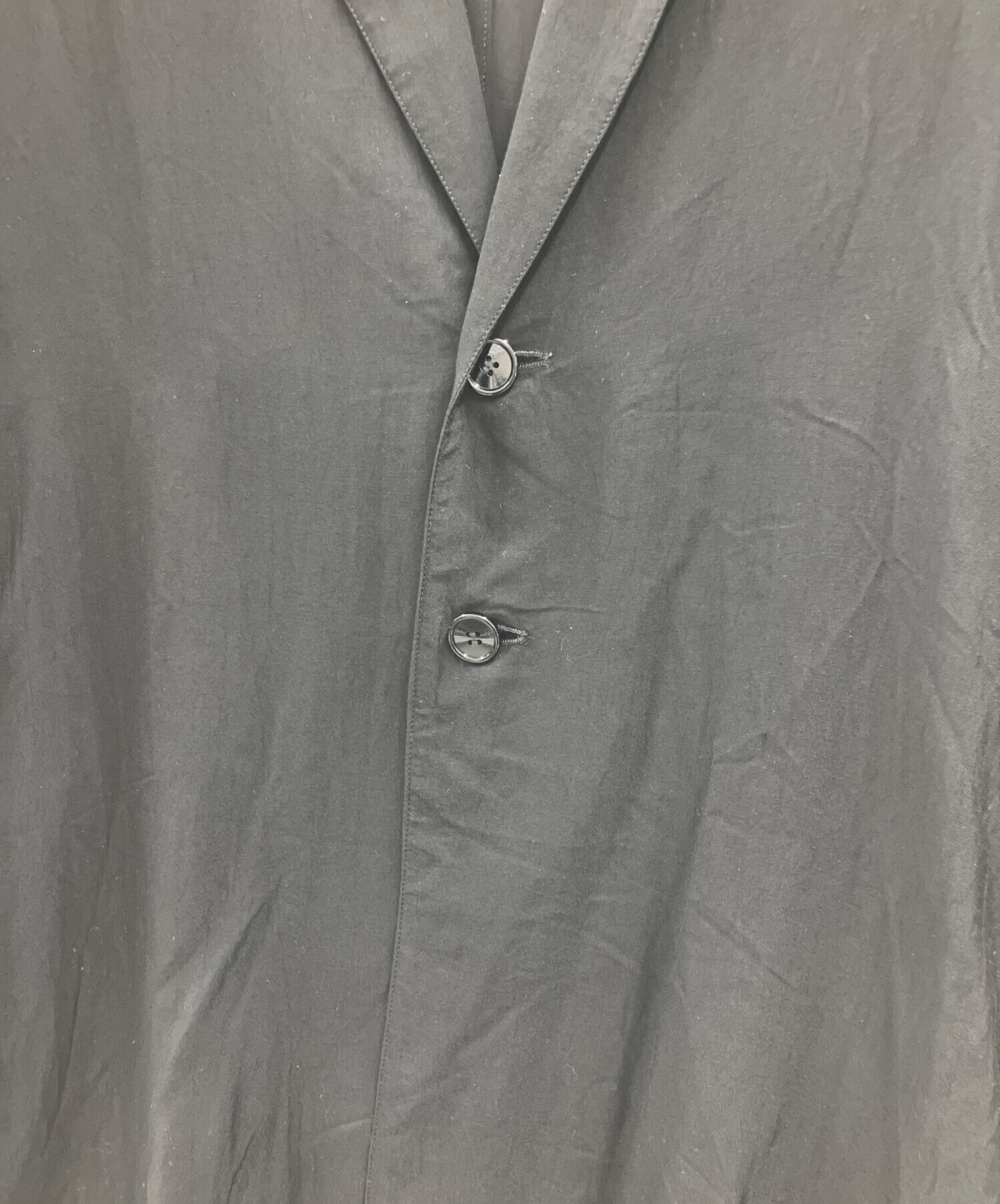 中古・古着通販】LIMI feu (リミフゥ) ロングコート ブラック サイズ:S
