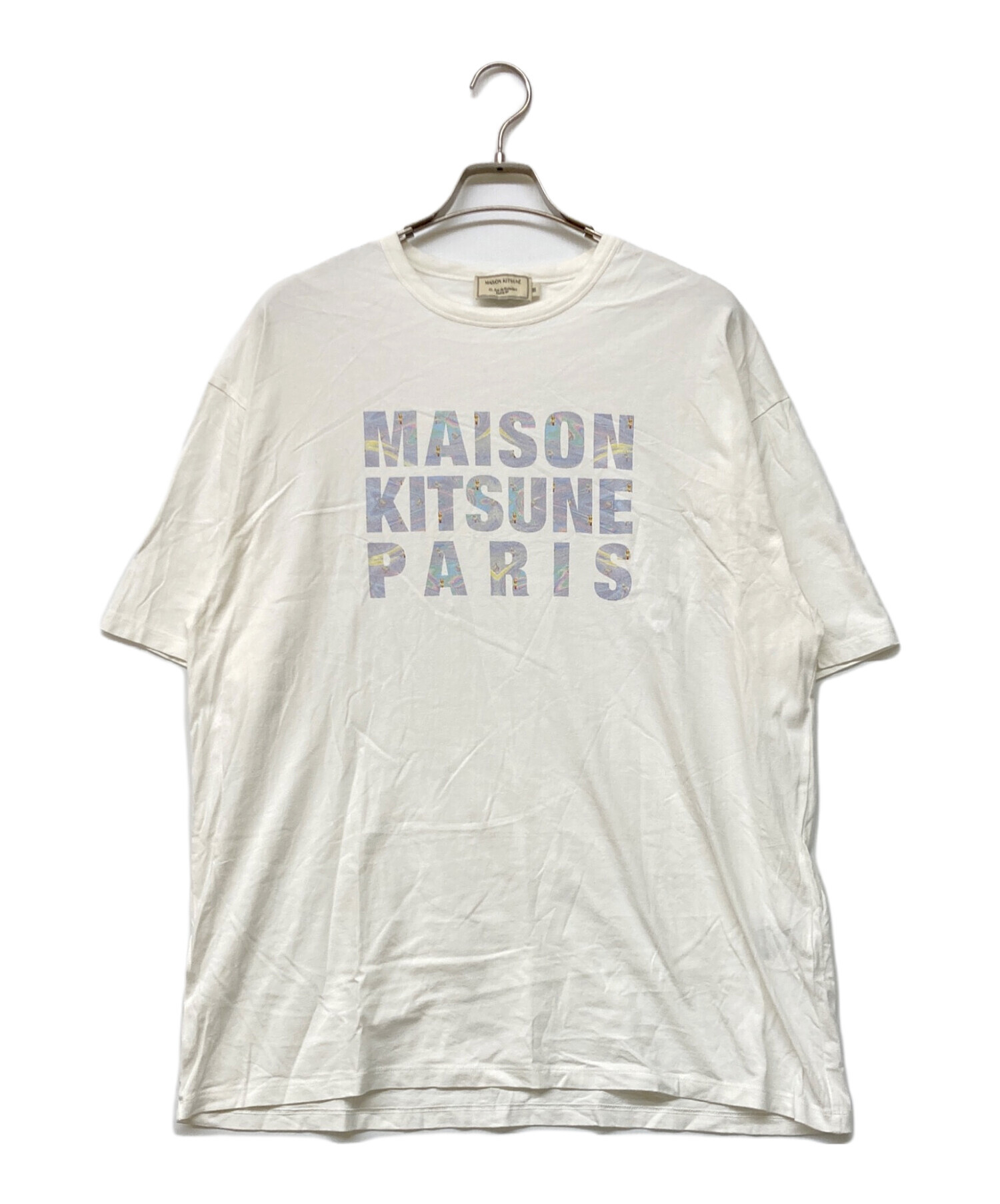中古・古着通販】MAISON KITSUNE (メゾンキツネ) ロゴTシャツ ホワイト 