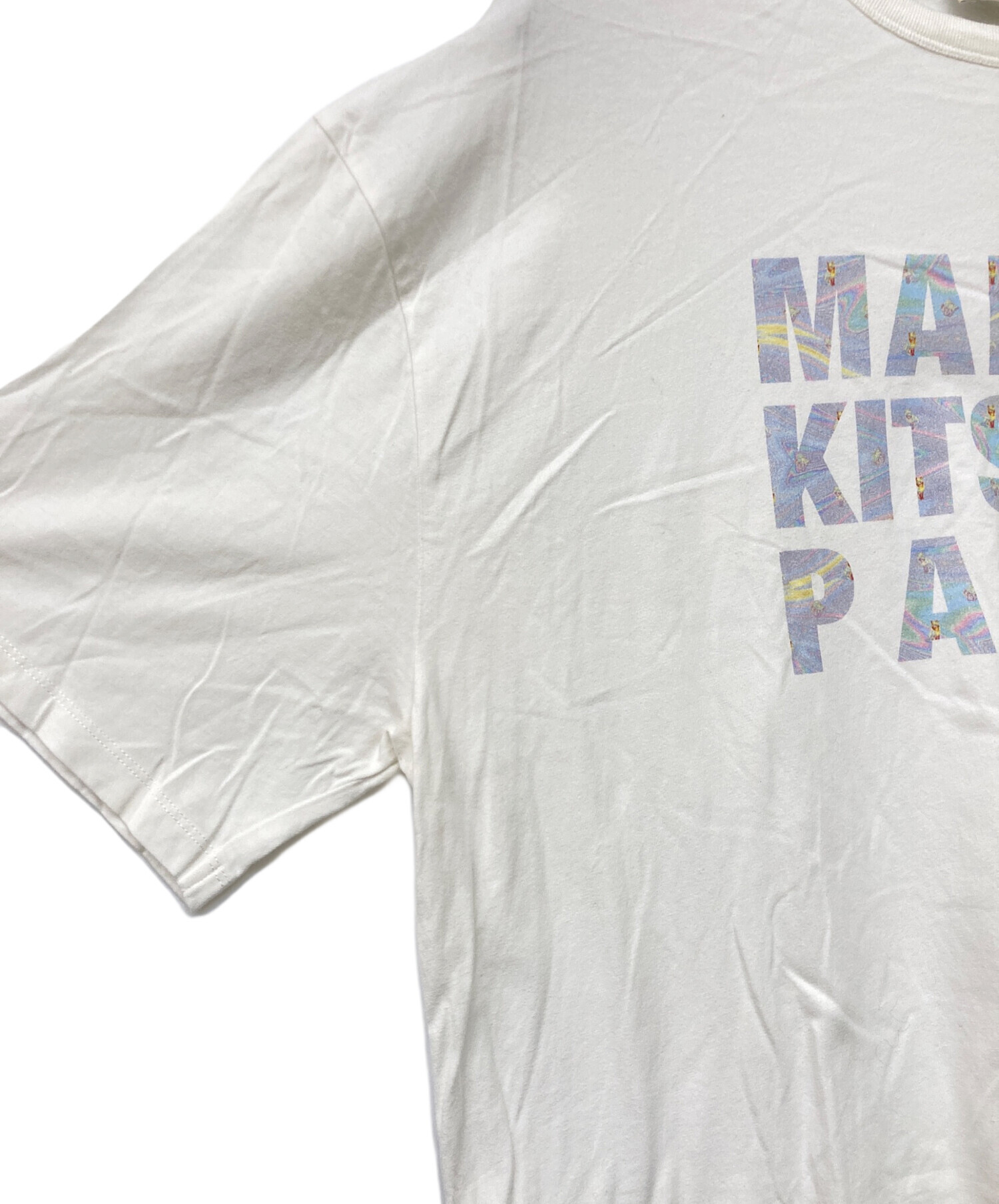 中古・古着通販】MAISON KITSUNE (メゾンキツネ) ロゴTシャツ ホワイト 