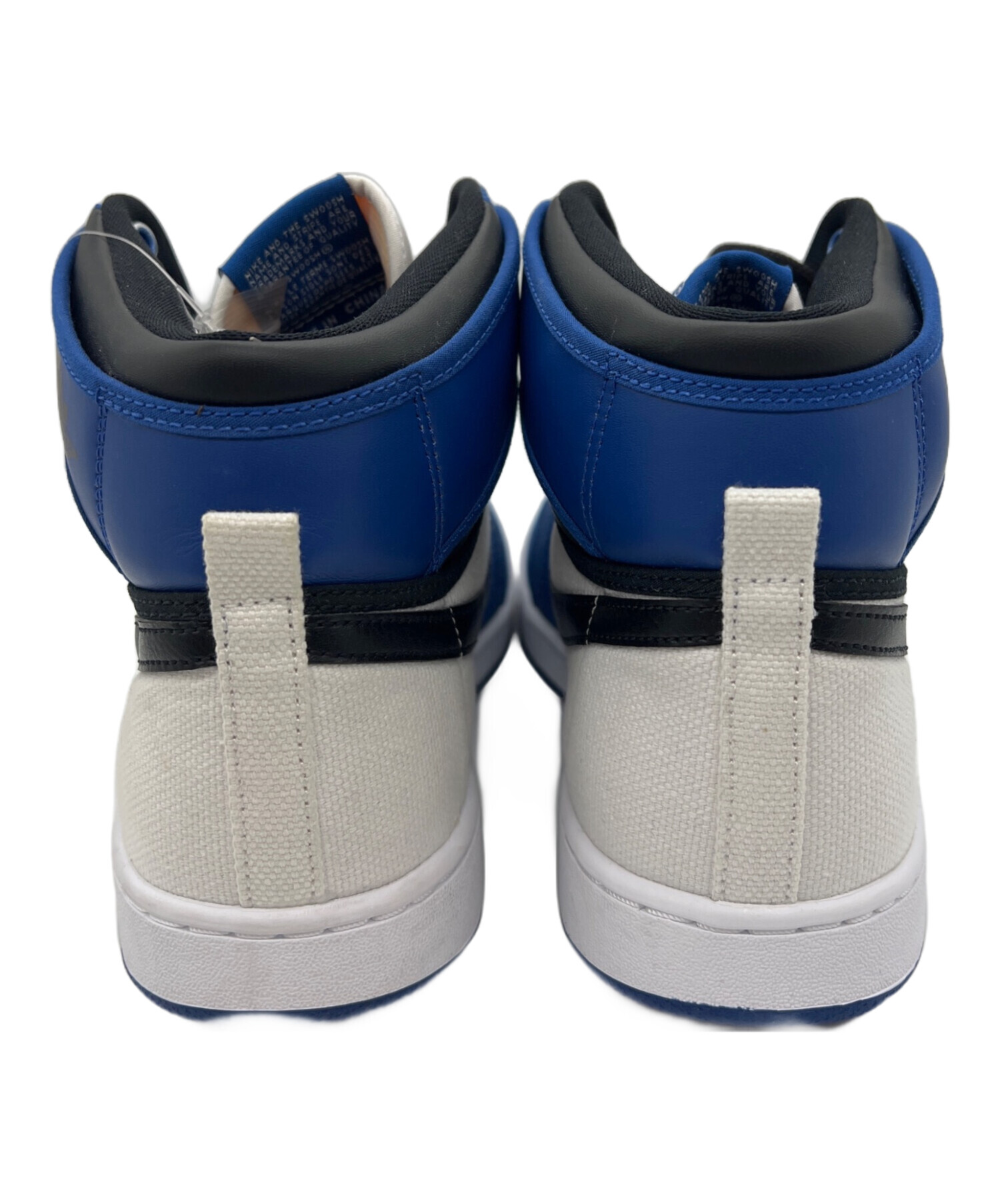 中古・古着通販】NIKE (ナイキ) ハイカットスニーカー ホワイト×ブルー