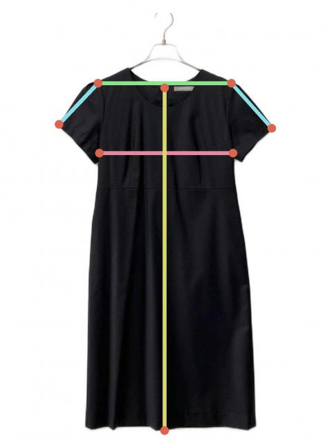 中古・古着通販】theory luxe (セオリーリュクス) ワンピース ネイビー