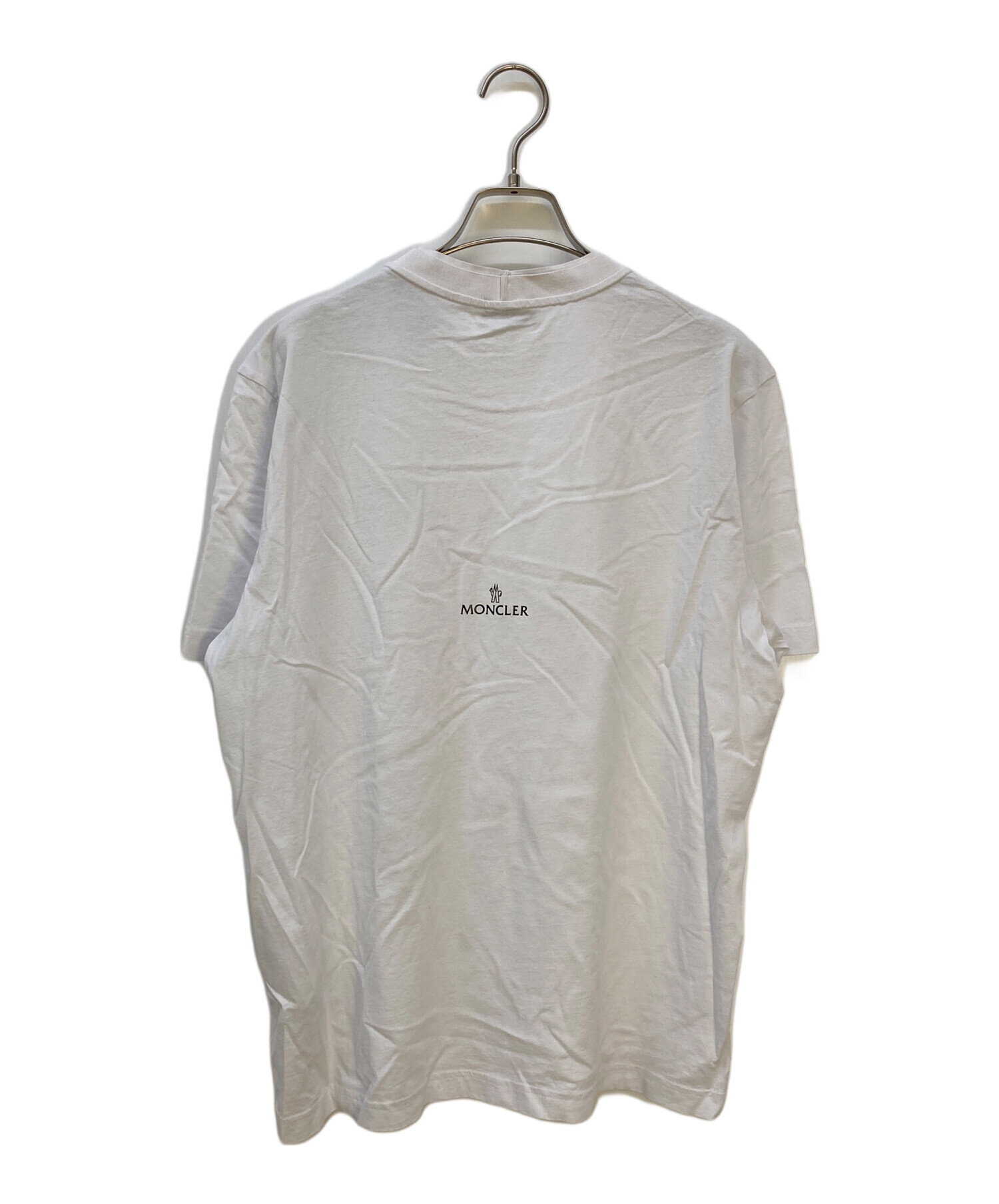 中古・古着通販】MONCLER (モンクレール) ロゴパッチTシャツ ホワイト 