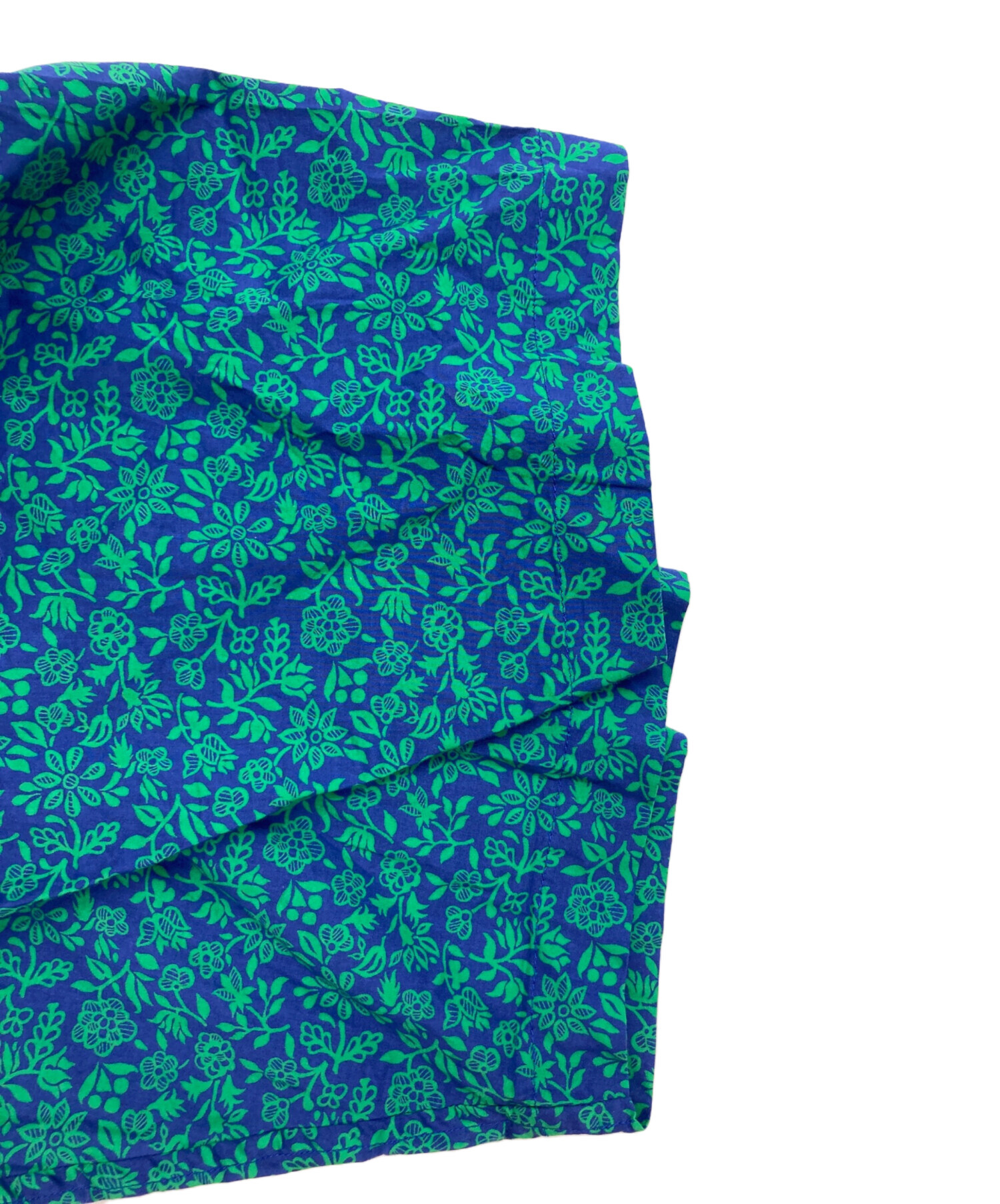 中古・古着通販】ZUCCA (ズッカ) LIBERTY PRINT SHIRT ブルー サイズ:M
