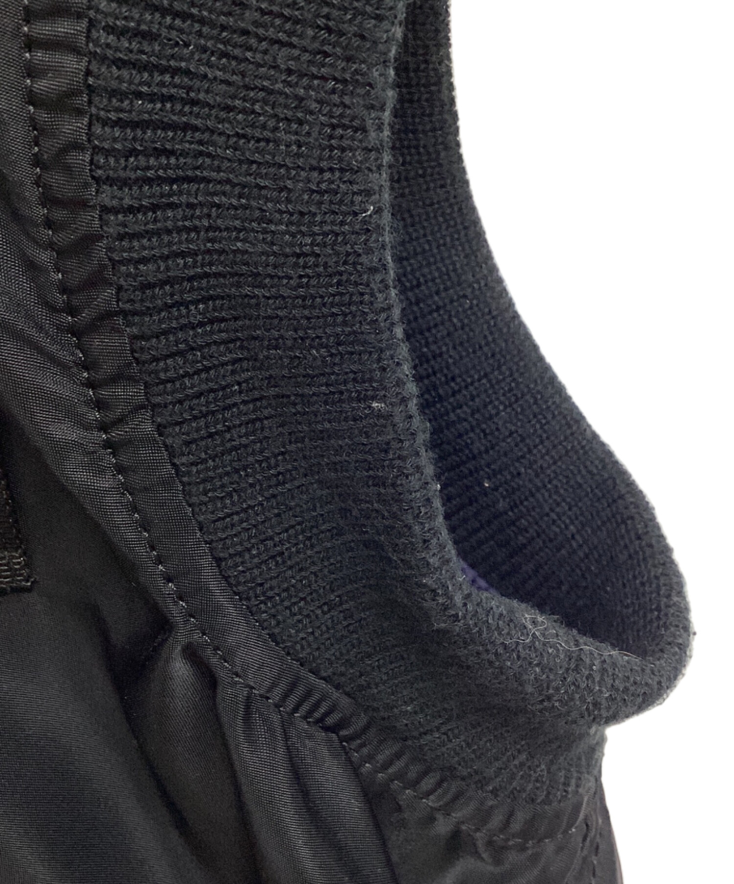 中古・古着通販】sacai (サカイ) MA-1 NYLON VEST ブラック サイズ:2