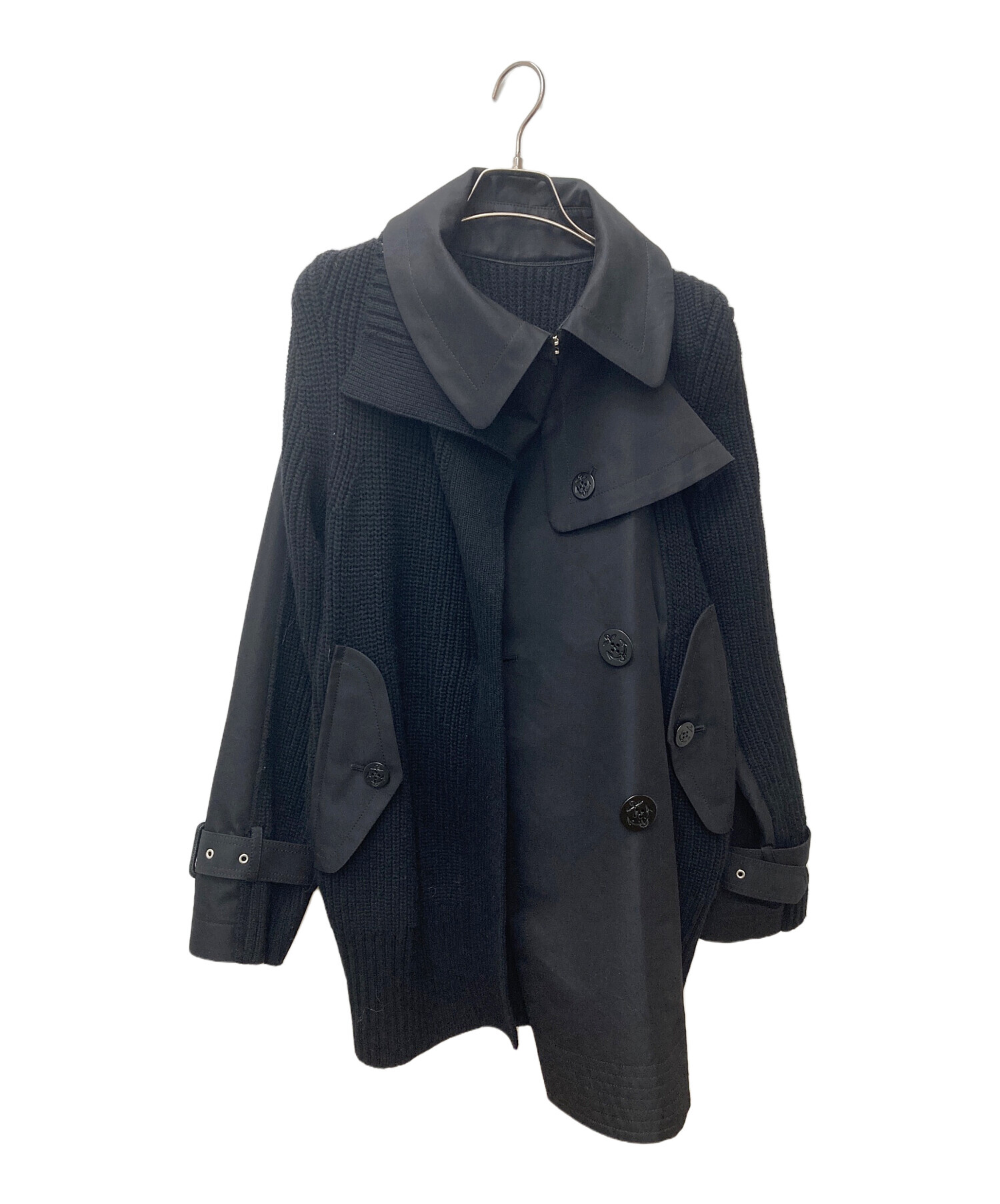 中古・古着通販】sacai (サカイ) wool × Trench docking coat 21-05853