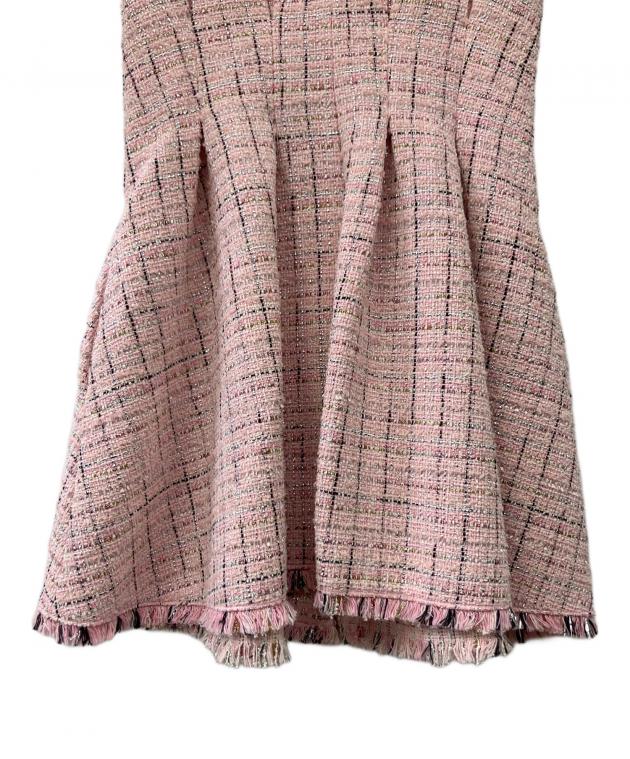 【極美品】Maje マージュ ツイードワンピース XS ピンク タグ付 極美品】Maje マージュ ツイードワンピース XS ピンク タグ付 【公式通販】