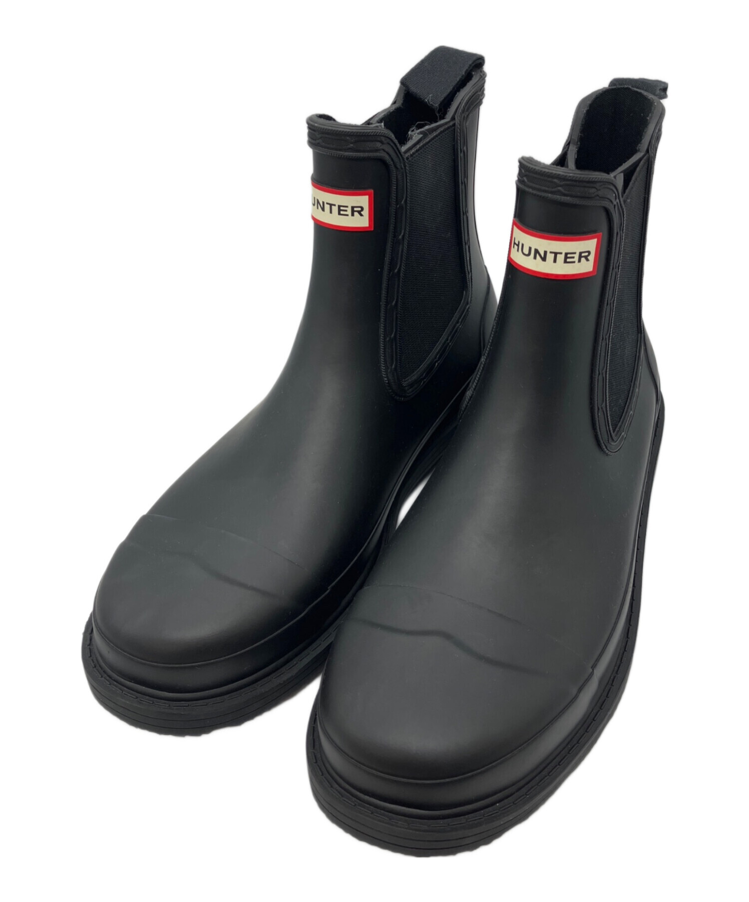 中古・古着通販】HUNTER (ハンター) COMMANDO CHELSEA BOOT ブラック  