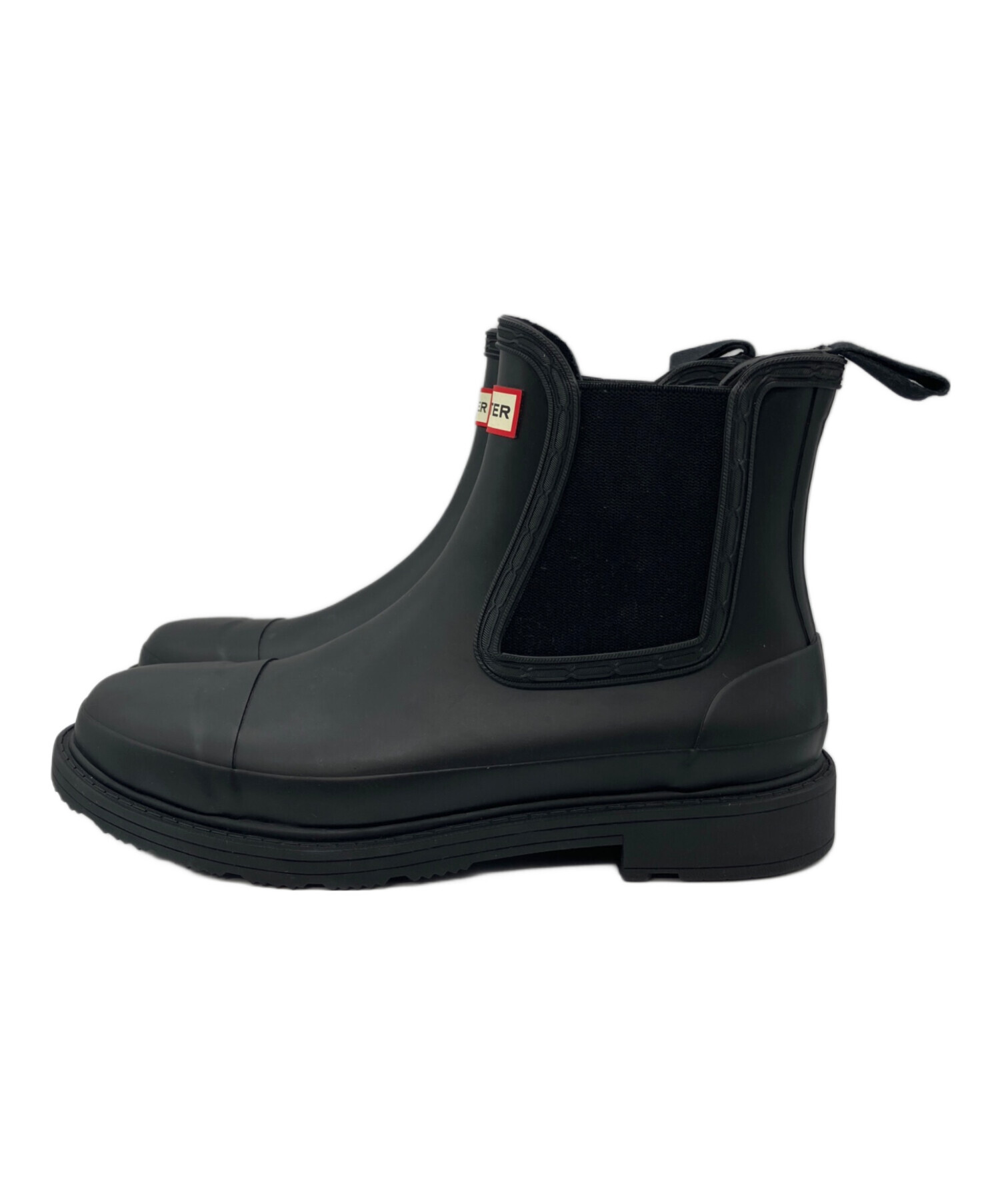 中古・古着通販】HUNTER (ハンター) COMMANDO CHELSEA BOOT ブラック