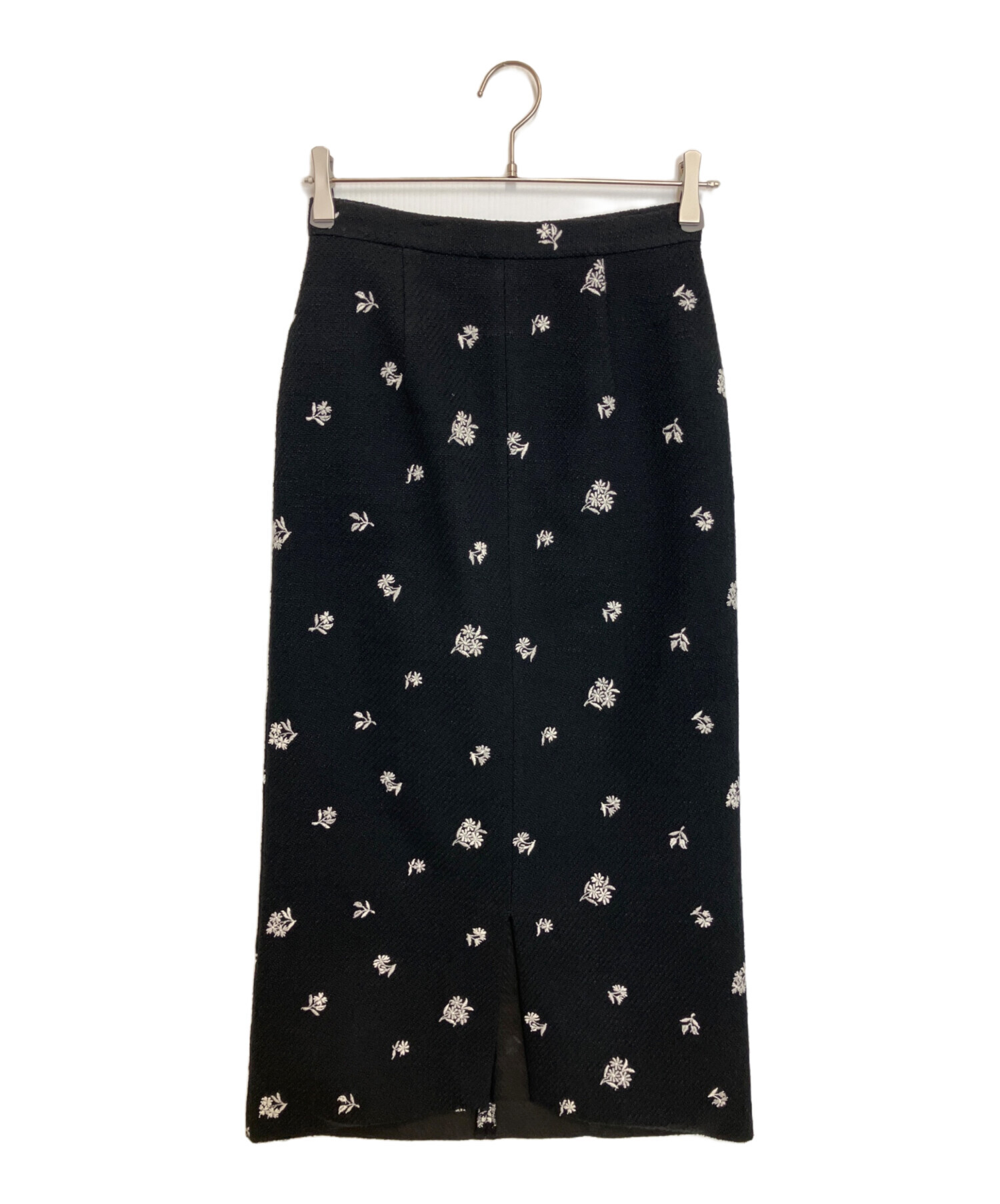 中古・古着通販】Bluelea (ブルレア) Original embroidery tweed skirt  