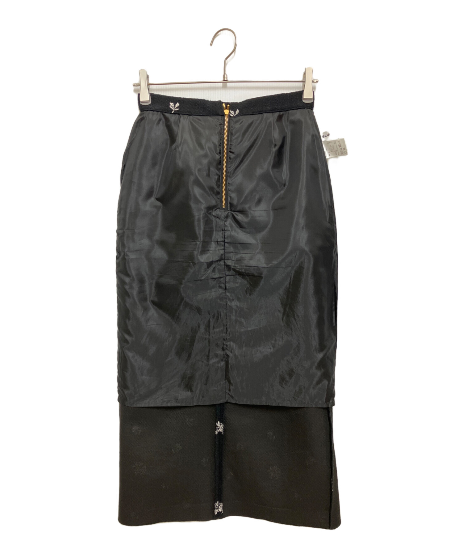 bluelea ブルレア ドットツイードスカート ブラック 未使用 Bluelea