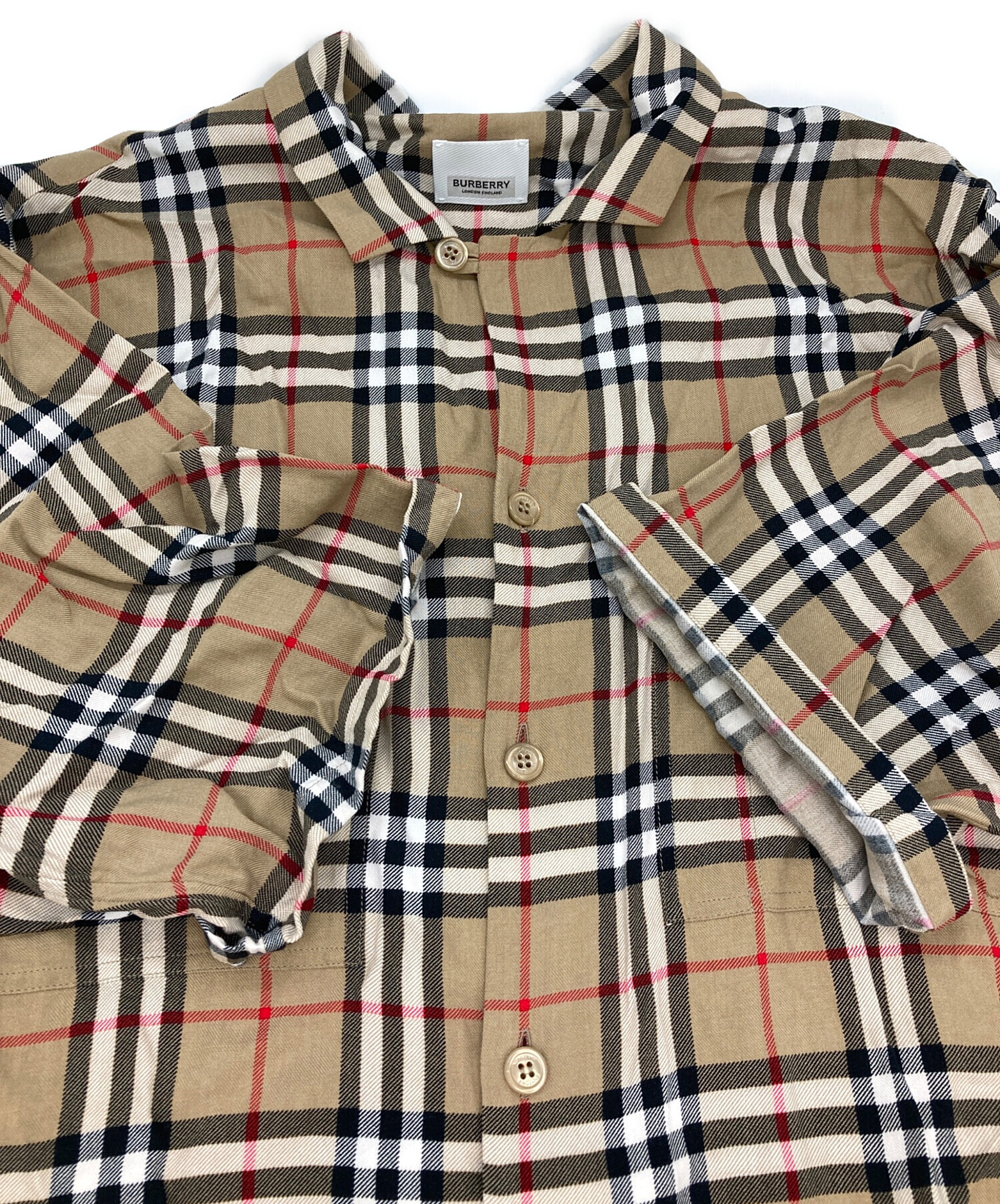 中古・古着通販】BURBERRY (バーバリー) Vintage Check Twill Shirt 